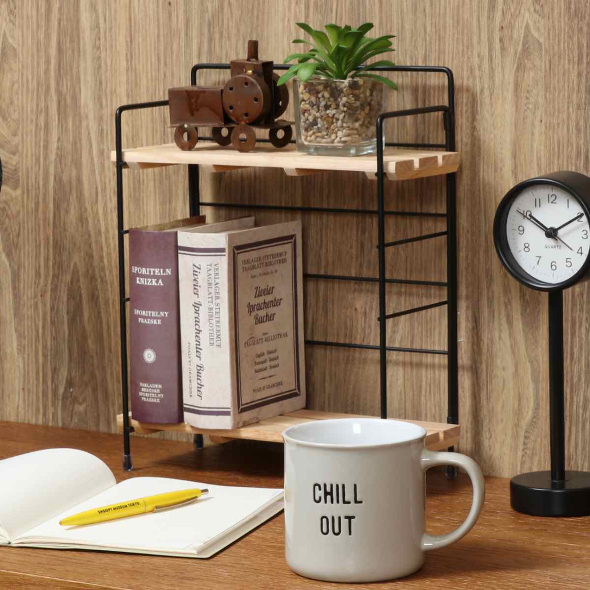 不二貿易（Fuji Boeki） 調味料ラック ウッドミニシェルフ （ 天然木