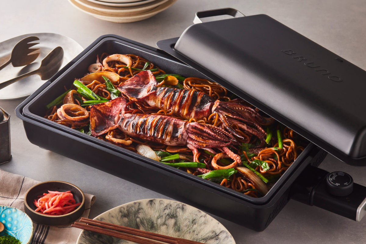 BRUNO（ブルーノ） フラットホットプレート 防水 蓋付き （ ブルーノ