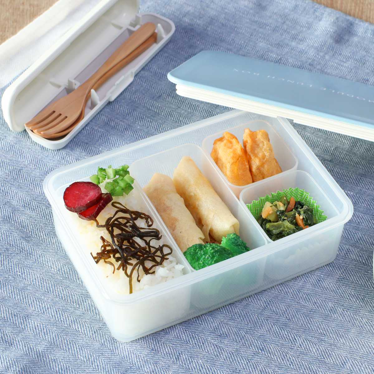 弁当箱 冷凍 1段 600ml MODULE ランチ L （ お弁当箱 レンジ対応 食洗