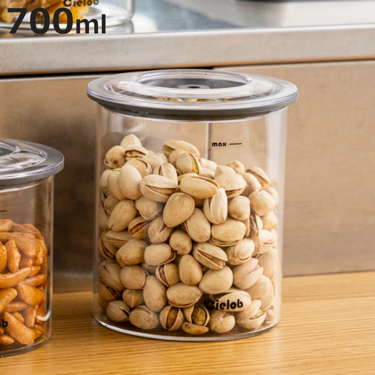 �ۑ��e�� 700ml Cielob �^��L���j�X�^�[���E���h �i �Z�[���u �L���j�X�^�[ �d�� �^�� ���e�� �ۑ� �e�� ���� �K���X �j