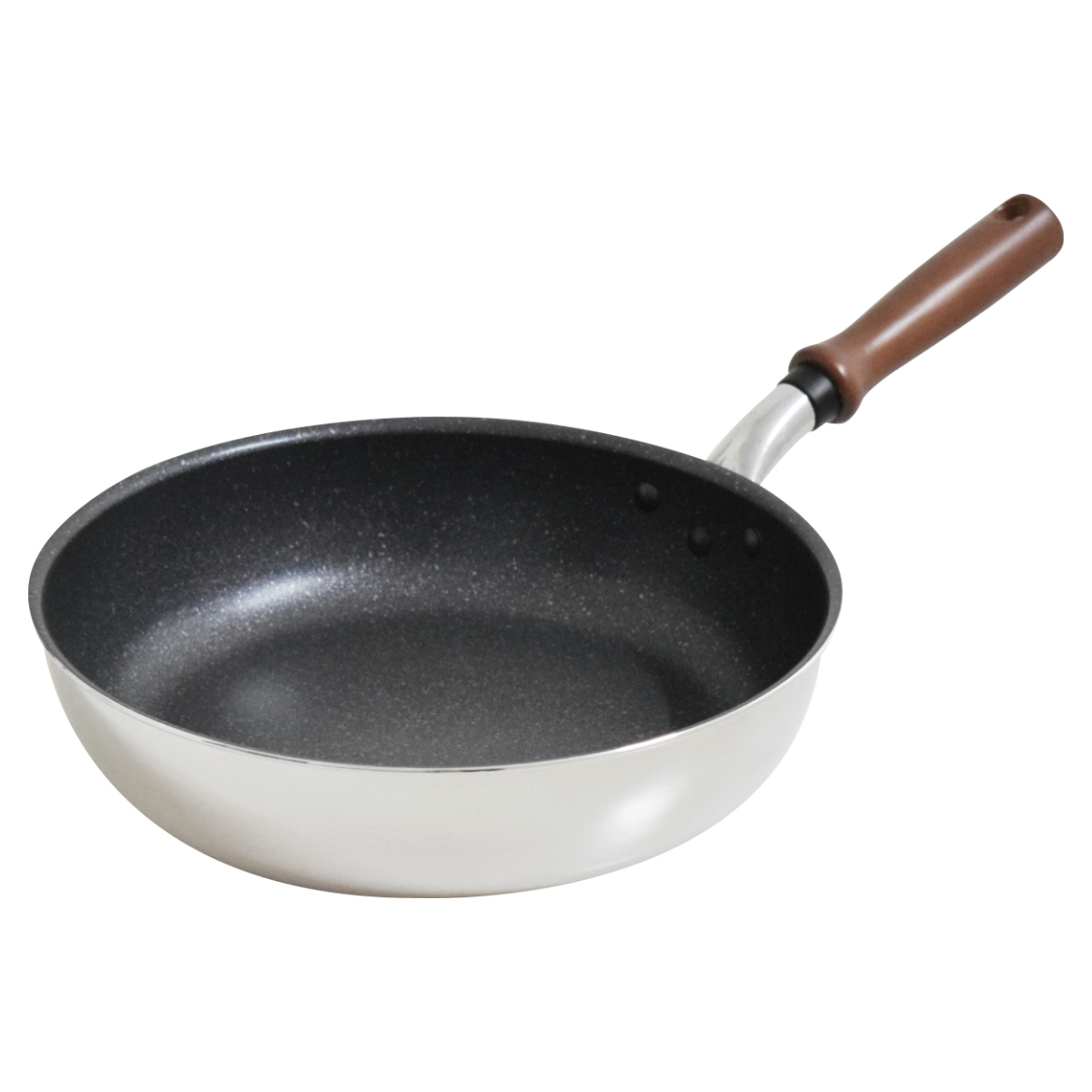 ウルシヤマ金属工業 フライパン 26cm IH対応 IH-ガット 深型 底広 軽量