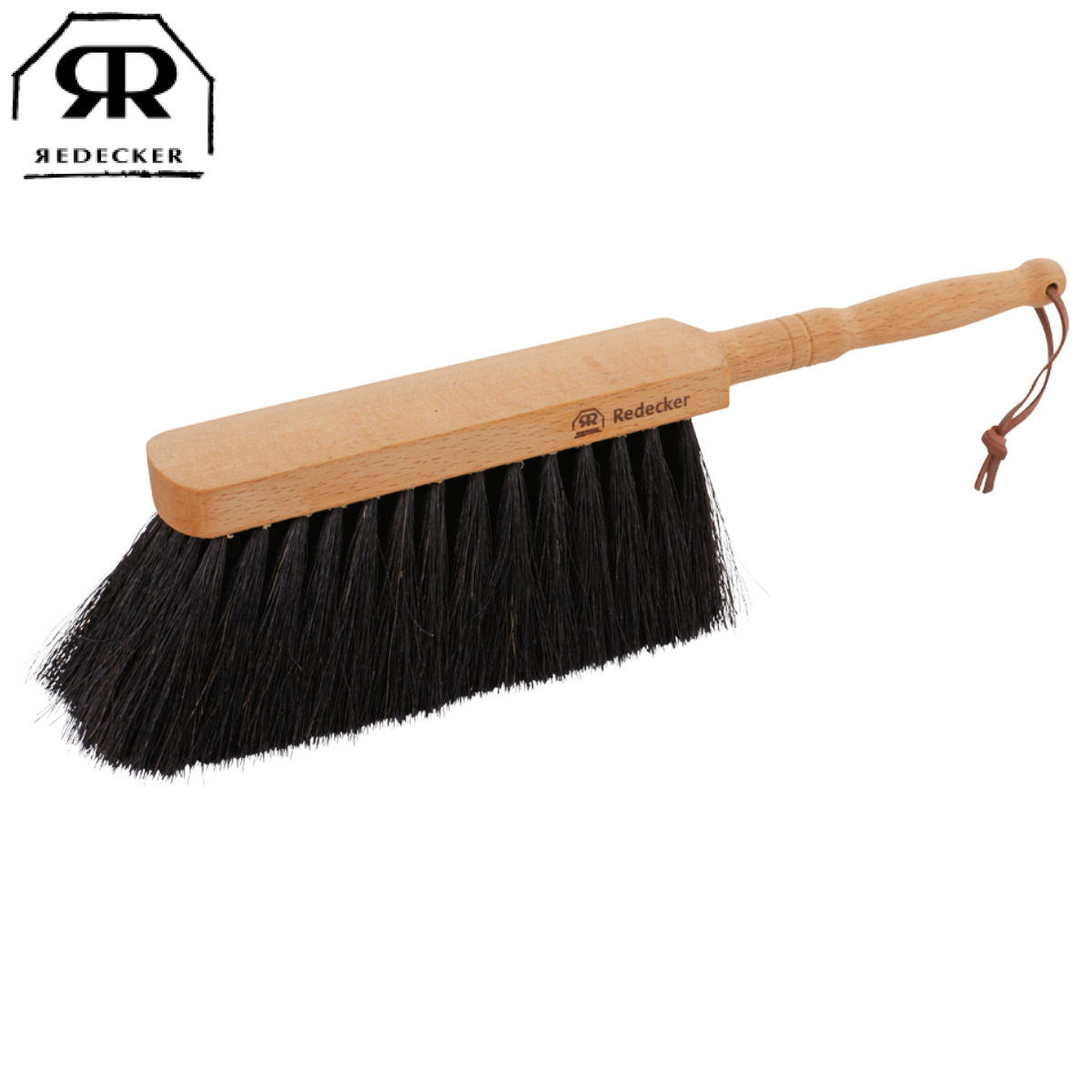 Redecker レデッカー ハンドブラシ 馬毛 29cm （ 掃除 ブラシ 柔らかい ほこり 塵 洋服 ソファ 衣類ブラシ 掃き掃除 おしゃれ ）
