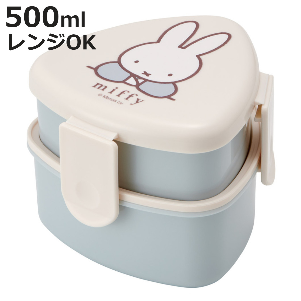 スケーター 弁当箱 2段 500ml 抗菌三角おにぎりランチボックス
