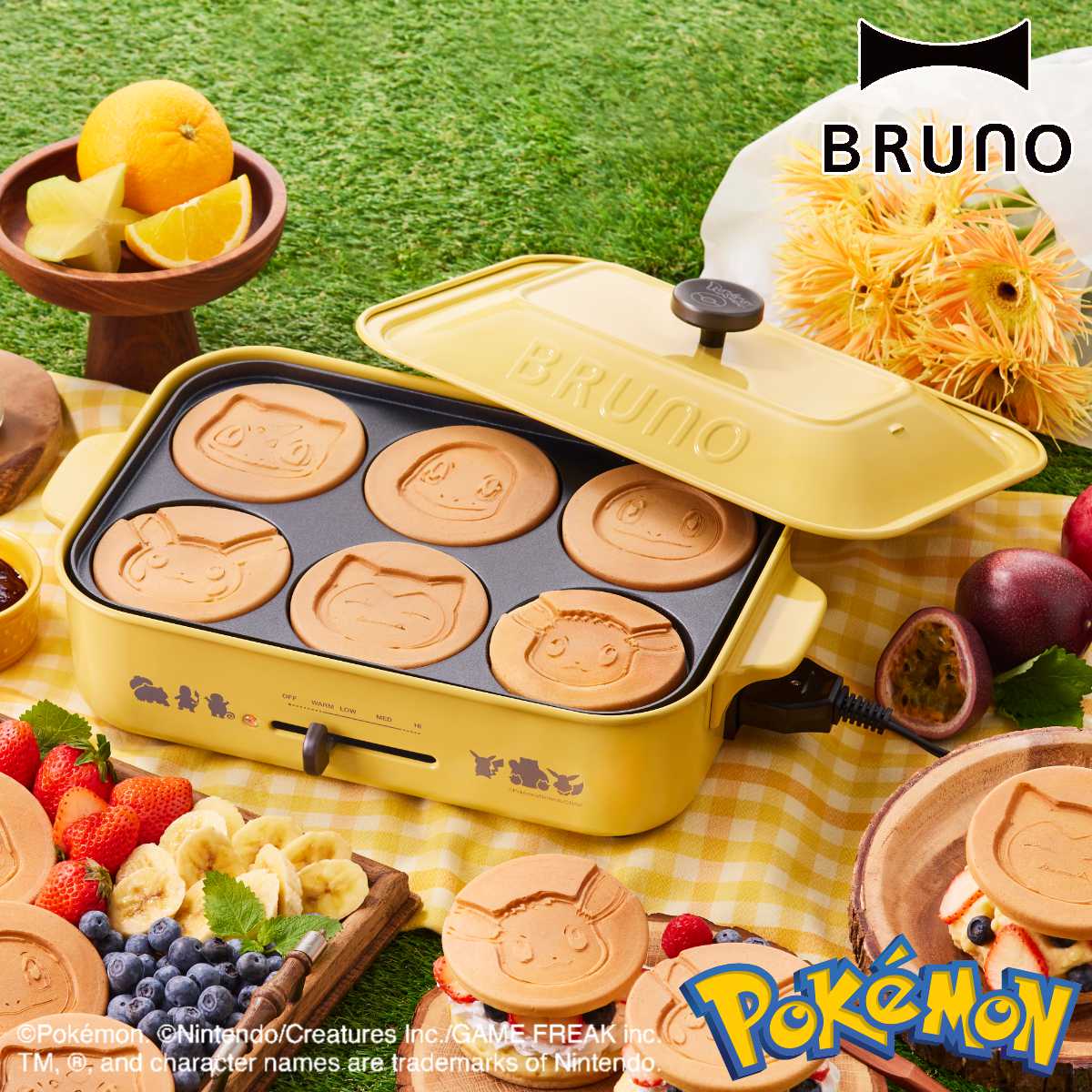BRUNO（ブルーノ） コンパクトホットプレート POKEMON たこ焼き 