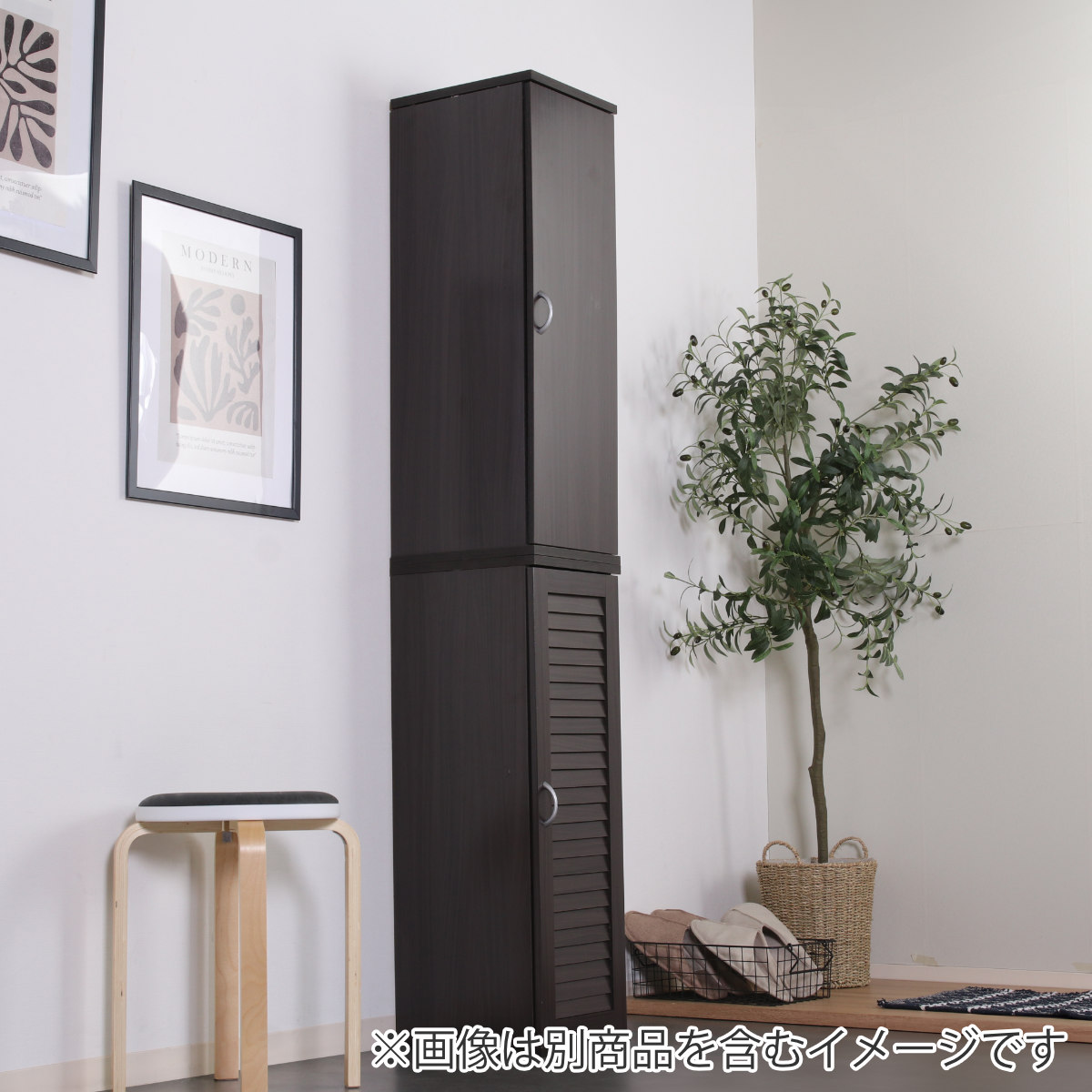 不二貿易（Fuji Boeki） 下駄箱 スリムシューズボックス 5段 幅28.7cm