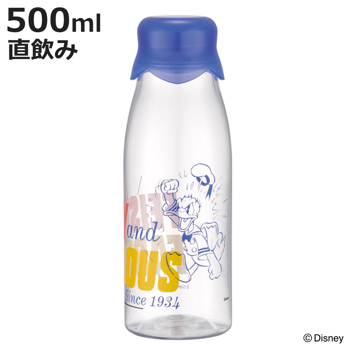 スケーター 水筒 500ml 牛乳ビン風ボトル ドナルドダック （ ドナルド