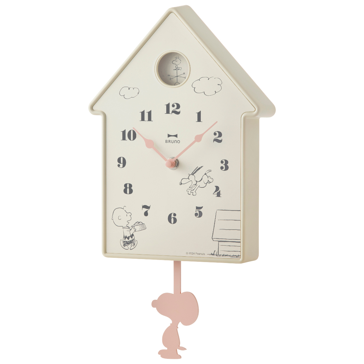BRUNO（ブルーノ） 掛け時計 PEANUTS モビールクロック （ ブルーノ