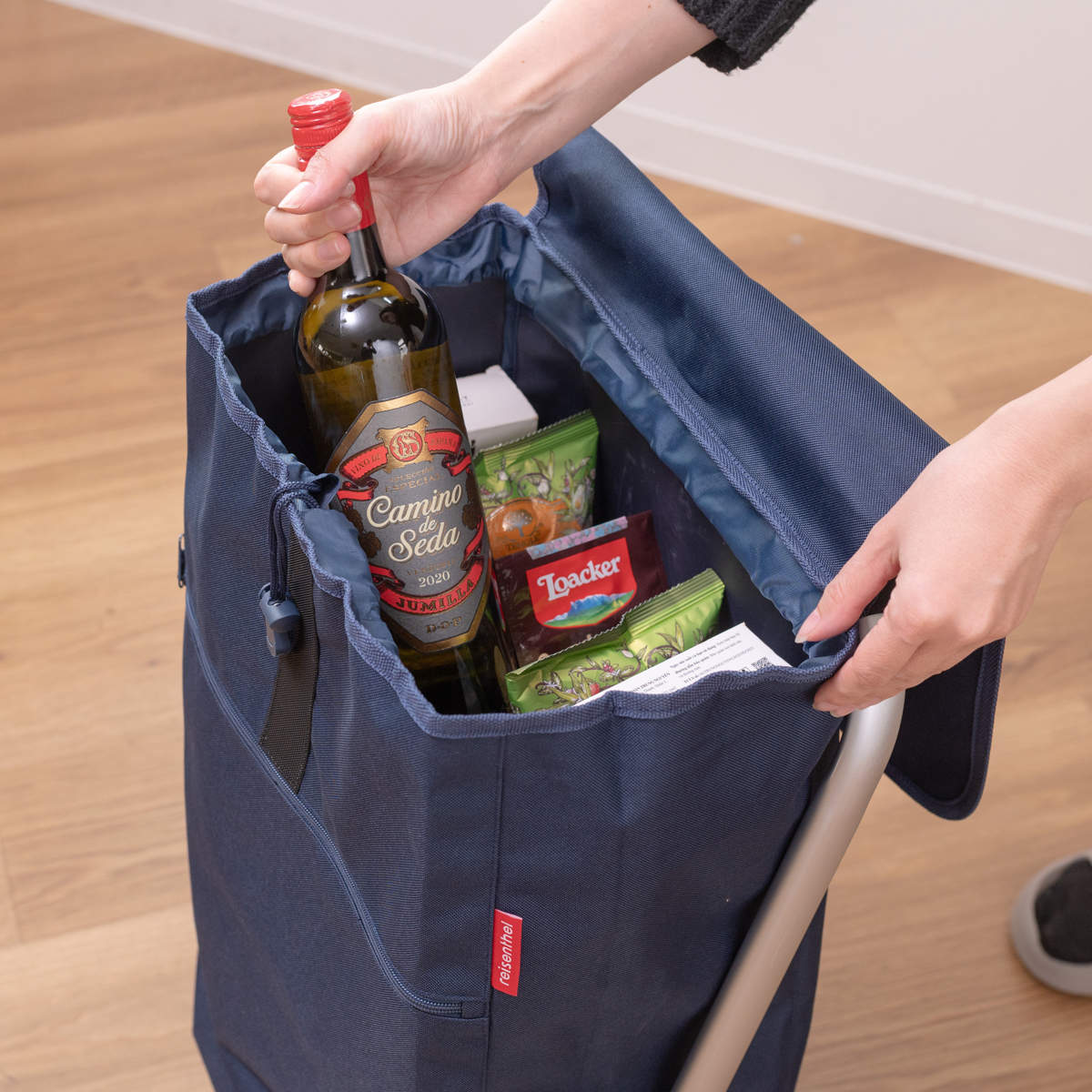 ショッピングカート reisenthel SHOPPING TROLLEY 45L （ ライゼンタール 買い物カート 折りたたみ コンパクト キャリーカート ）の画像