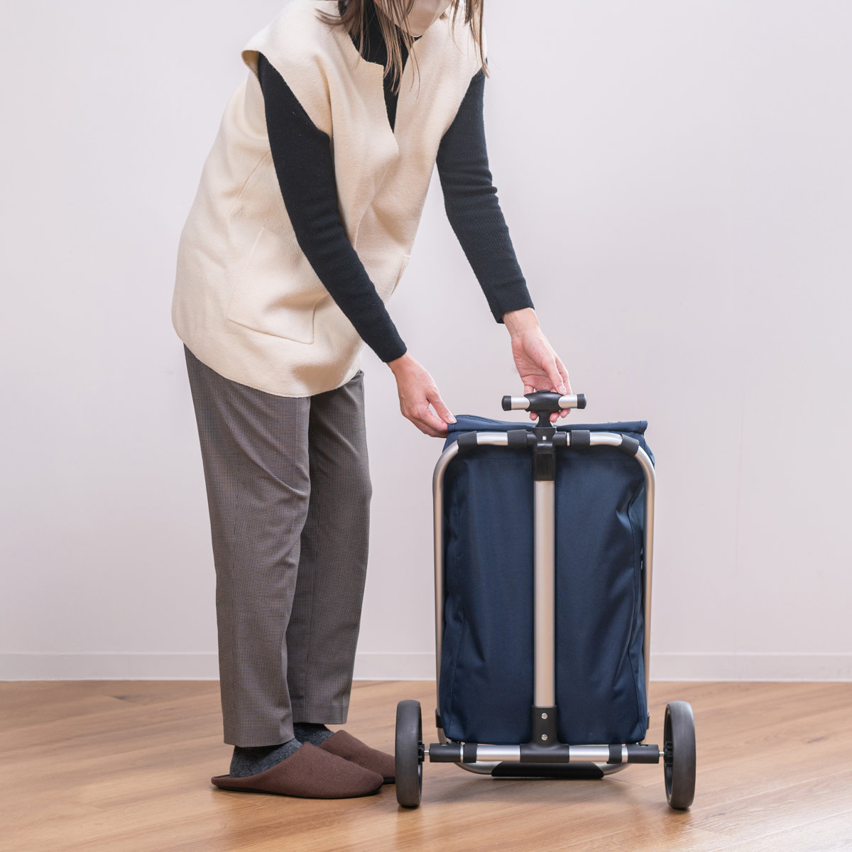ショッピングカート reisenthel SHOPPING TROLLEY 45L （ ライゼンタール 買い物カート 折りたたみ コンパクト キャリーカート ）の画像