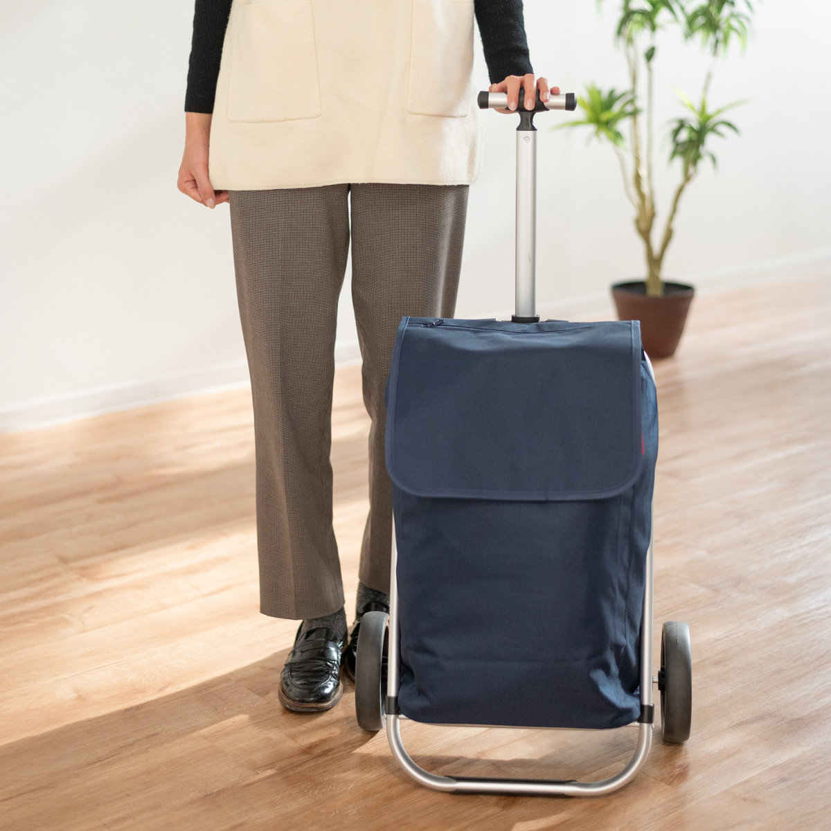 ショッピングカート reisenthel SHOPPING TROLLEY 45L （ ライゼンタール 買い物カート 折りたたみ コンパクト キャリーカート ）の画像