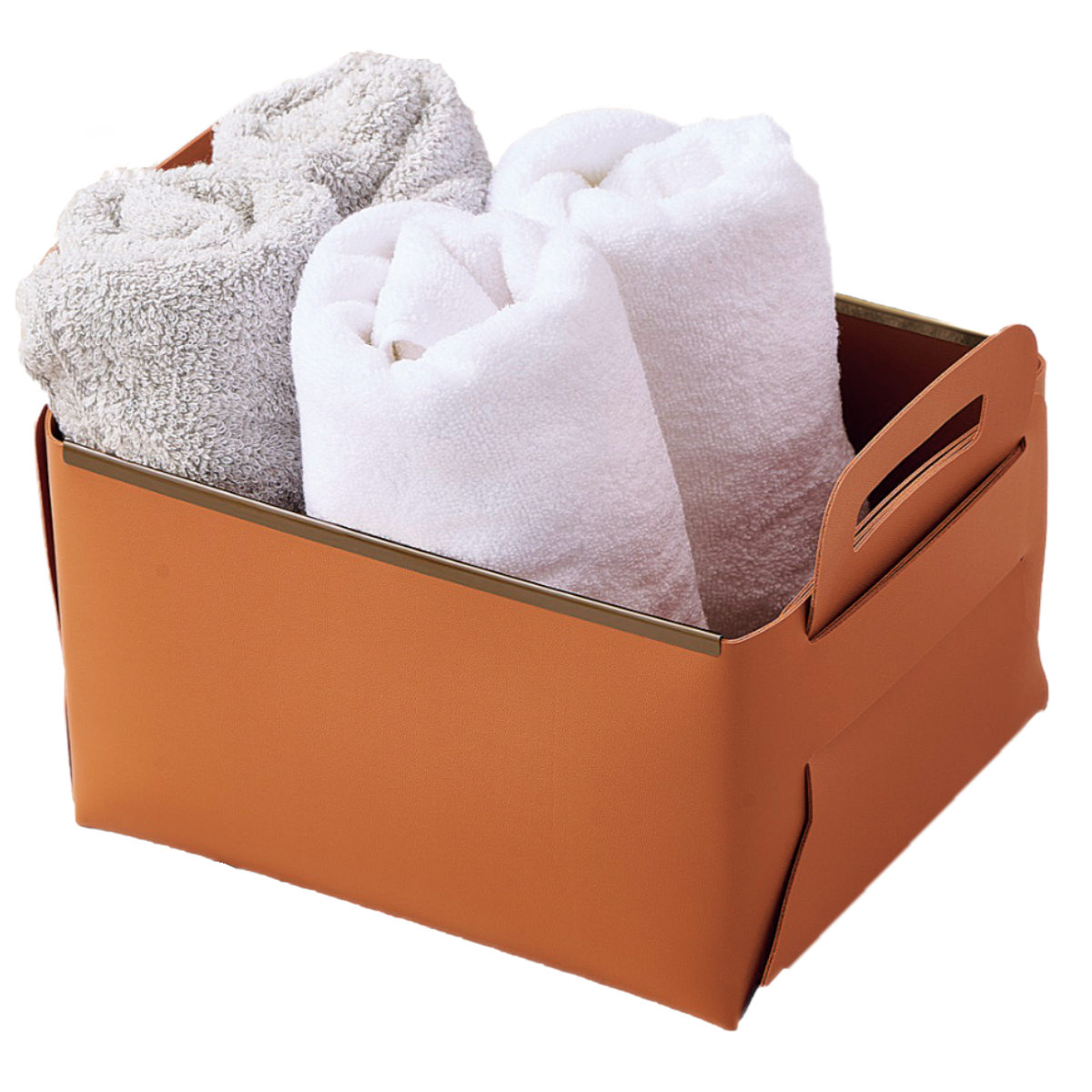 パール金属 収納ボックス フェイクレザー CUBEケース M 小物収納 （ 幅