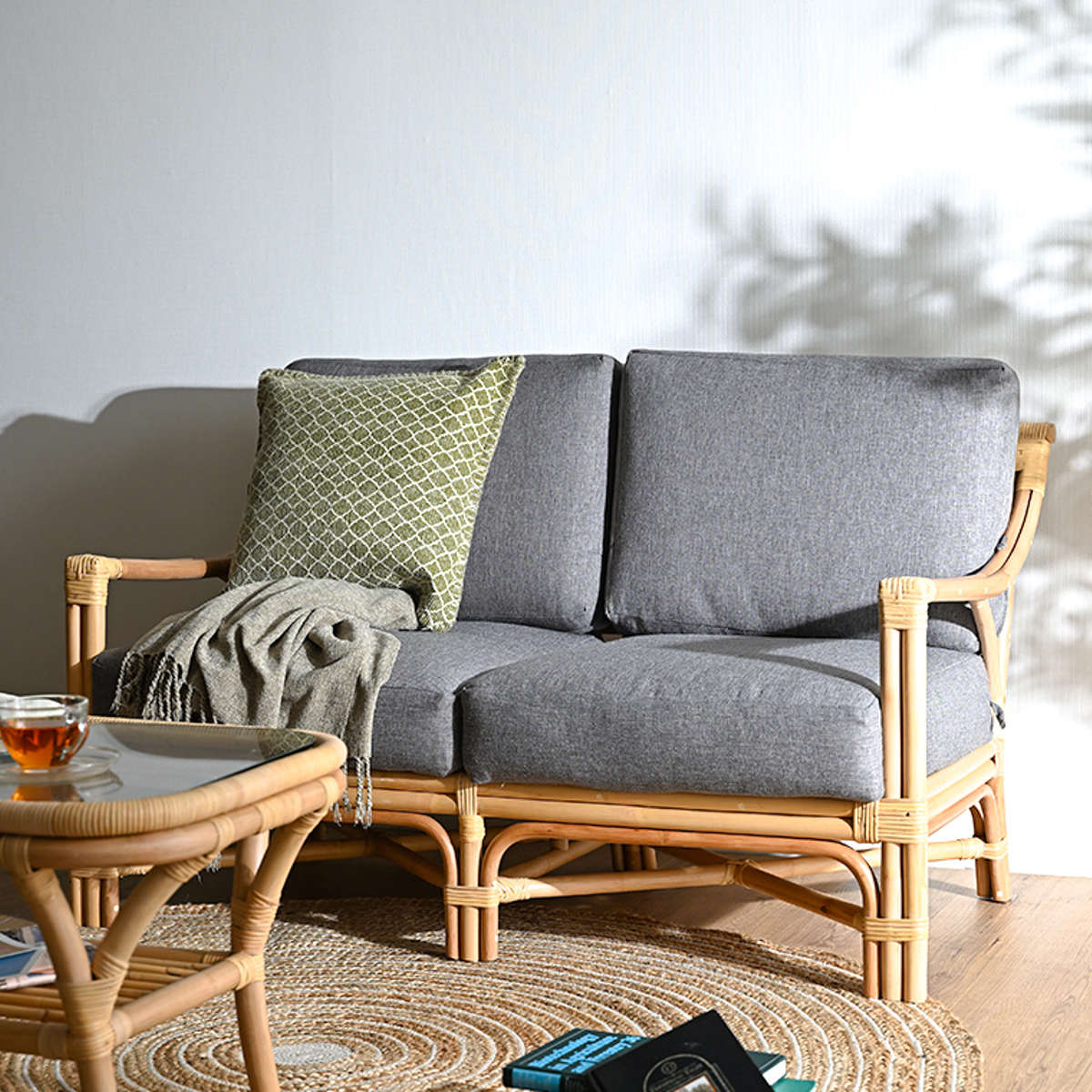 二人掛けソファ（素材：籐、ラタン）のおすすめ人気商品一覧 通販