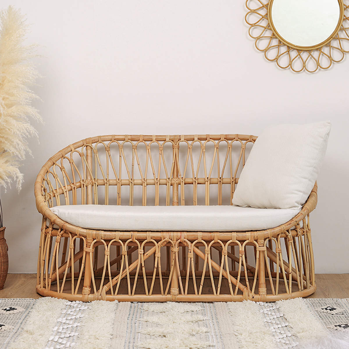 ソファ（素材：籐、ラタン）｜ソファ、ソファベッド｜家具、インテリア