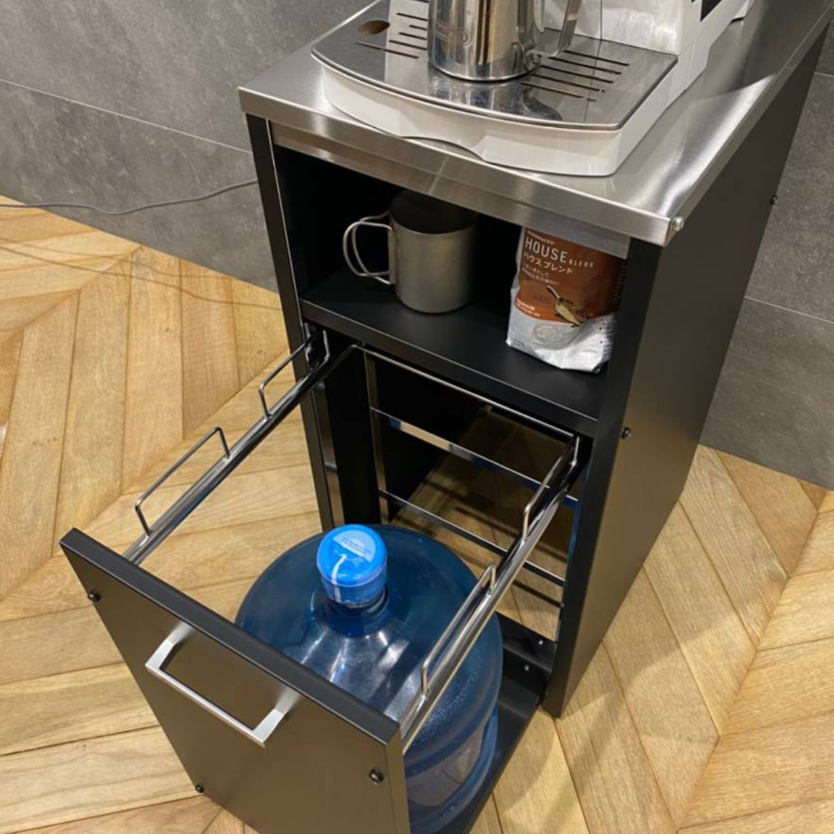 ウォーターサーバーラック （ ラック 日本製 スチール ステンレス