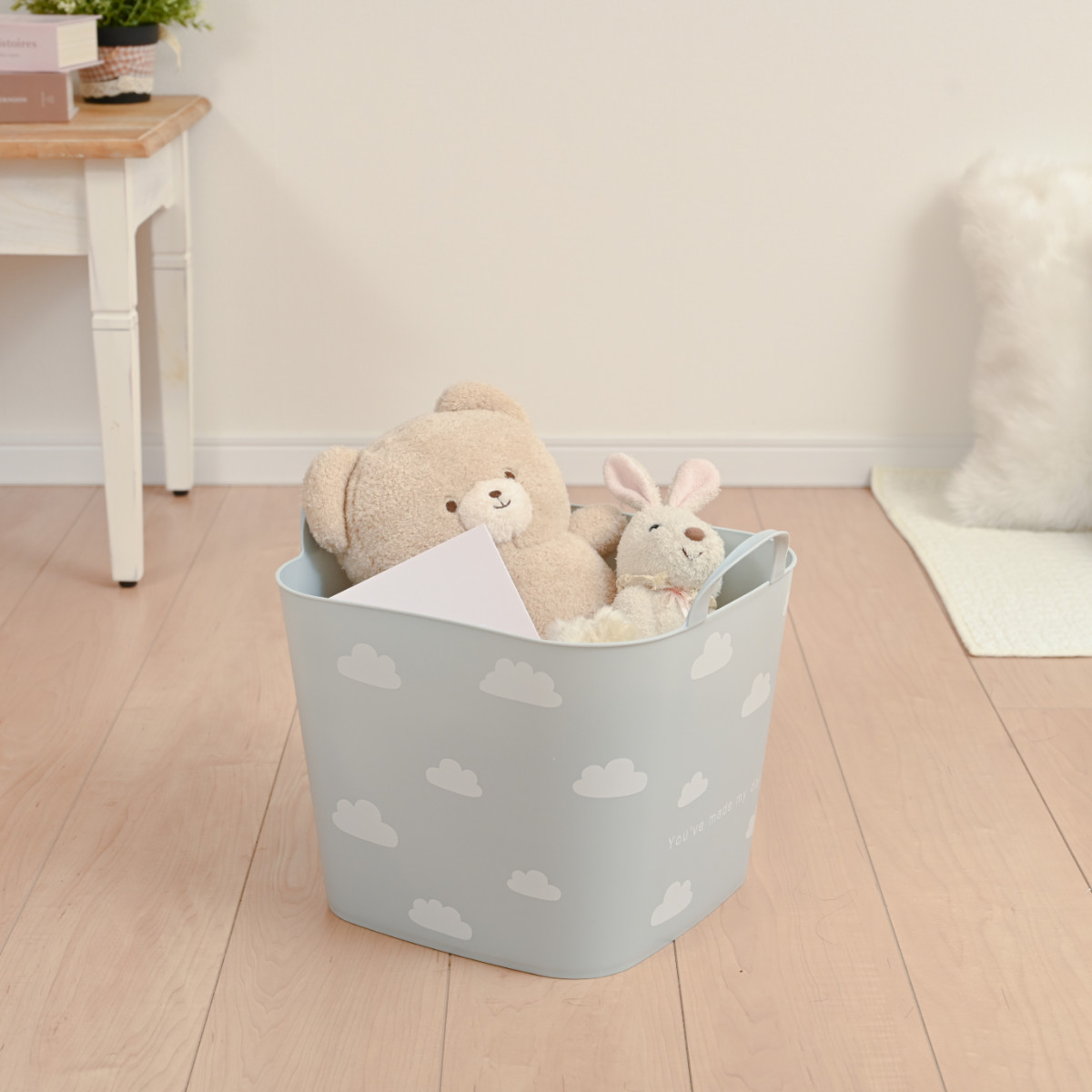 収納ボックス 収納バケット L おもちゃ かご （ 幅40×奥行29×高さ36cm