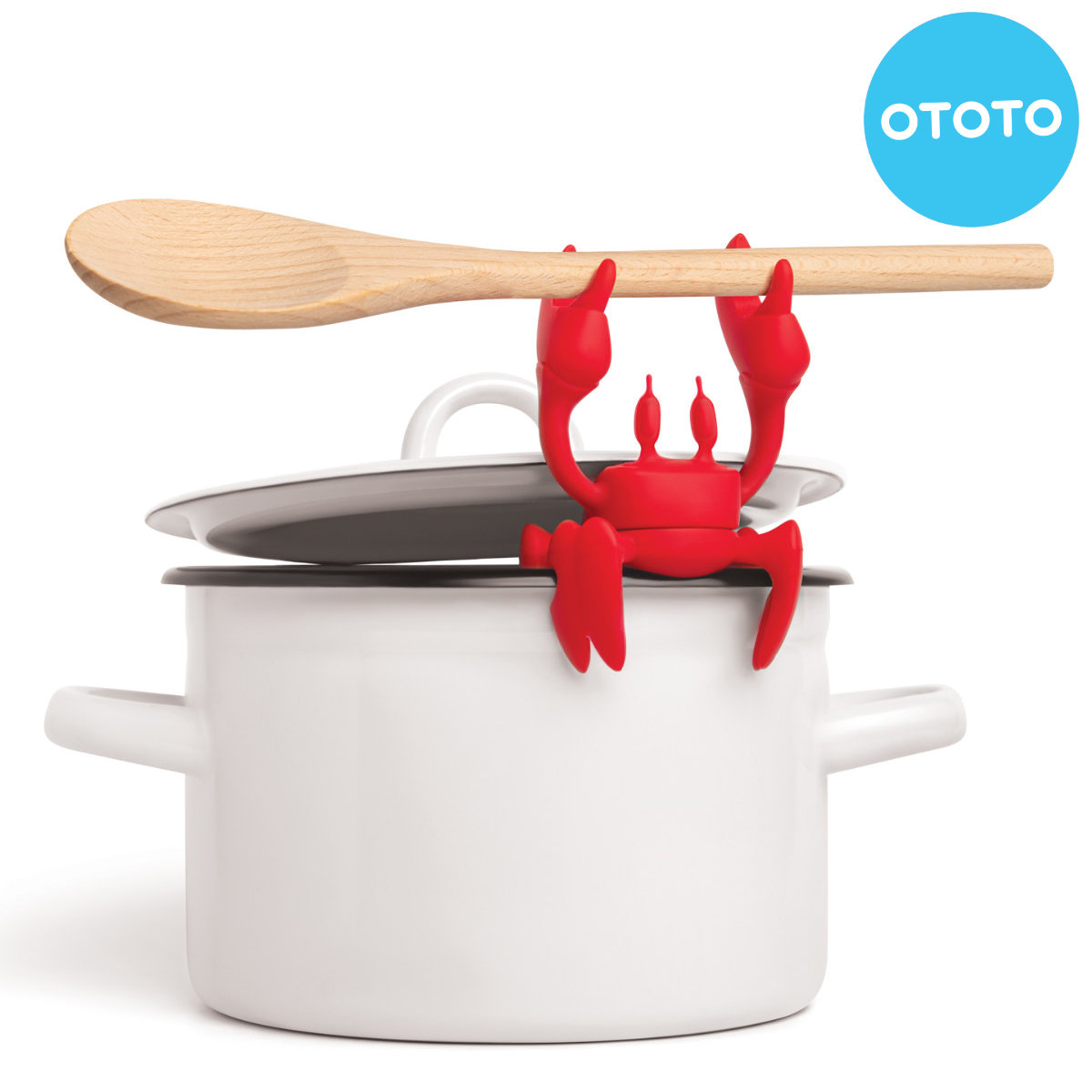 【BURKE & WALLACE】 スプーンホルダー 　兎のハンドル OTOTO（オトト） キッチンツールスタンド OTOTO Red スプーンホルダー