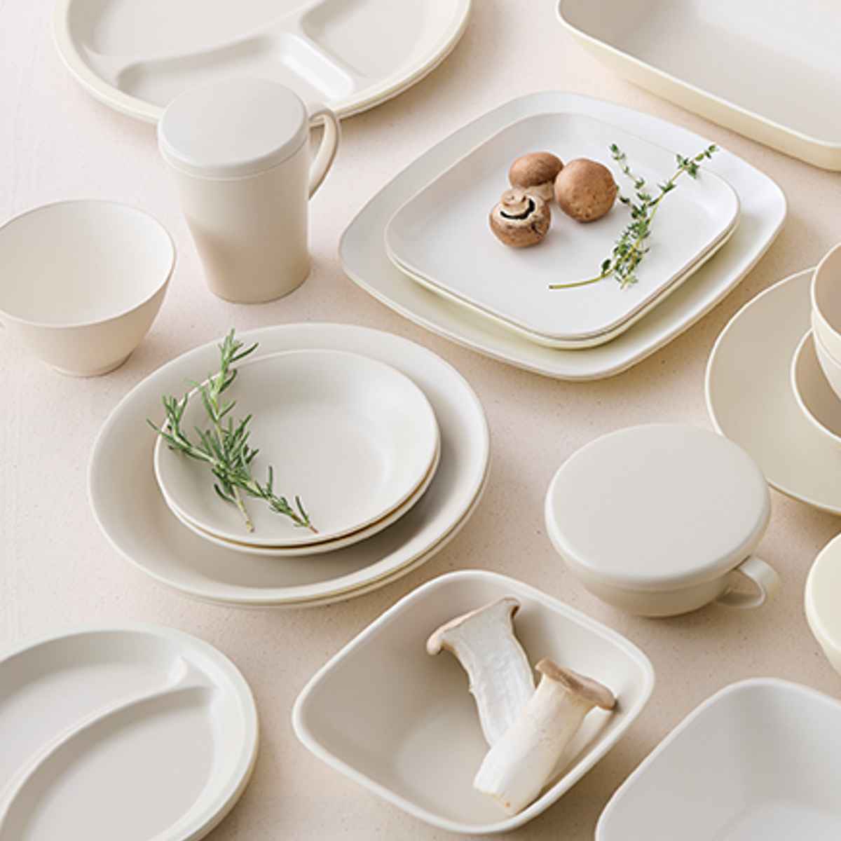スープマグカップ フタ付き 240ml カームディッシュ （ 食洗機対応