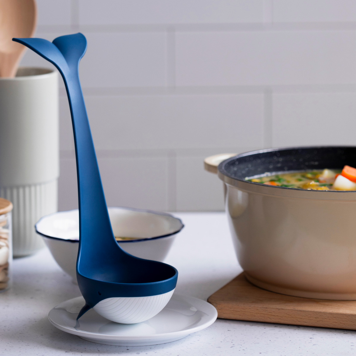 アントレックス お玉 Peleg Design ホエールレードル 食洗機対応