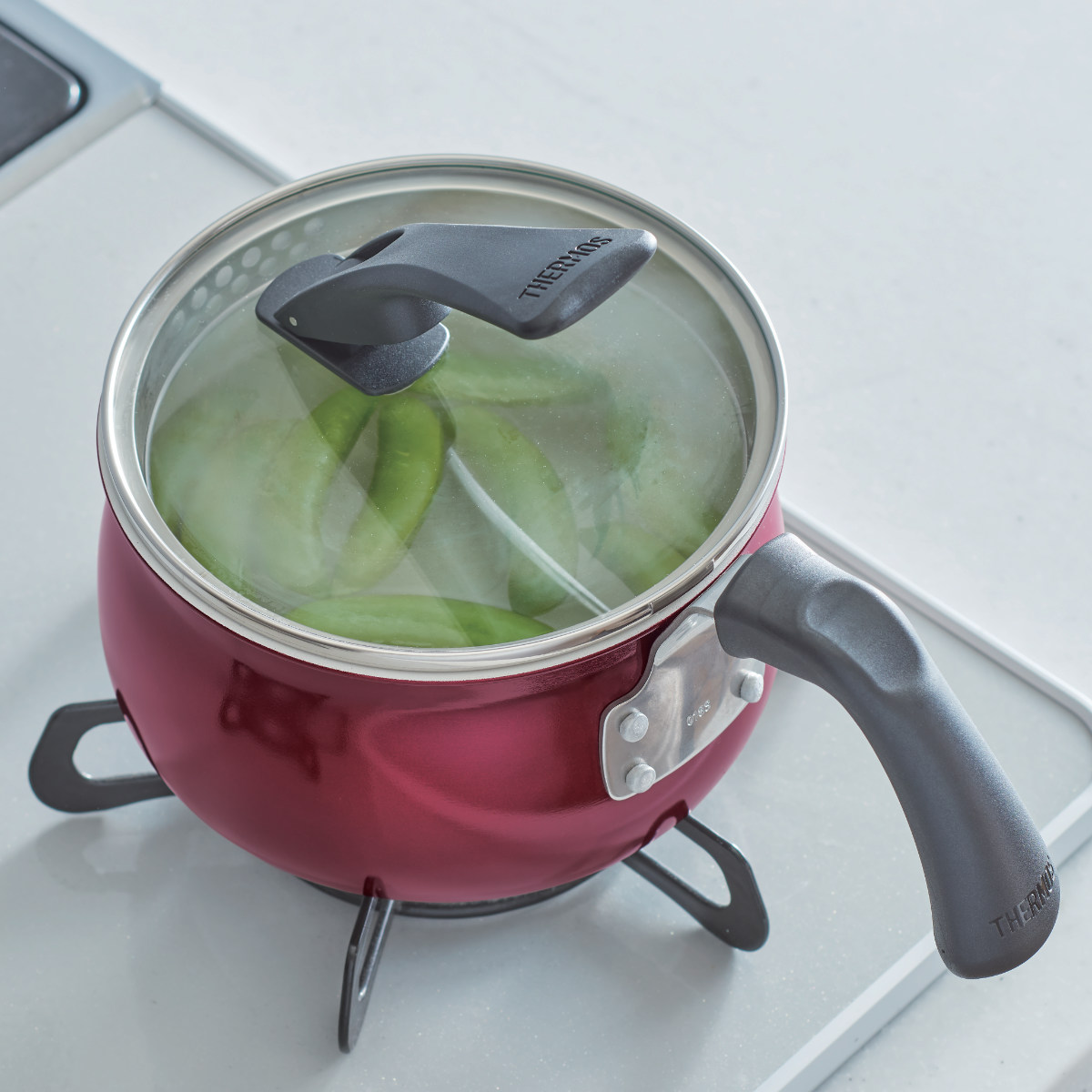 THERMOS（サーモス） マルチポット 2.1L IH対応 セラミック加工 セラ