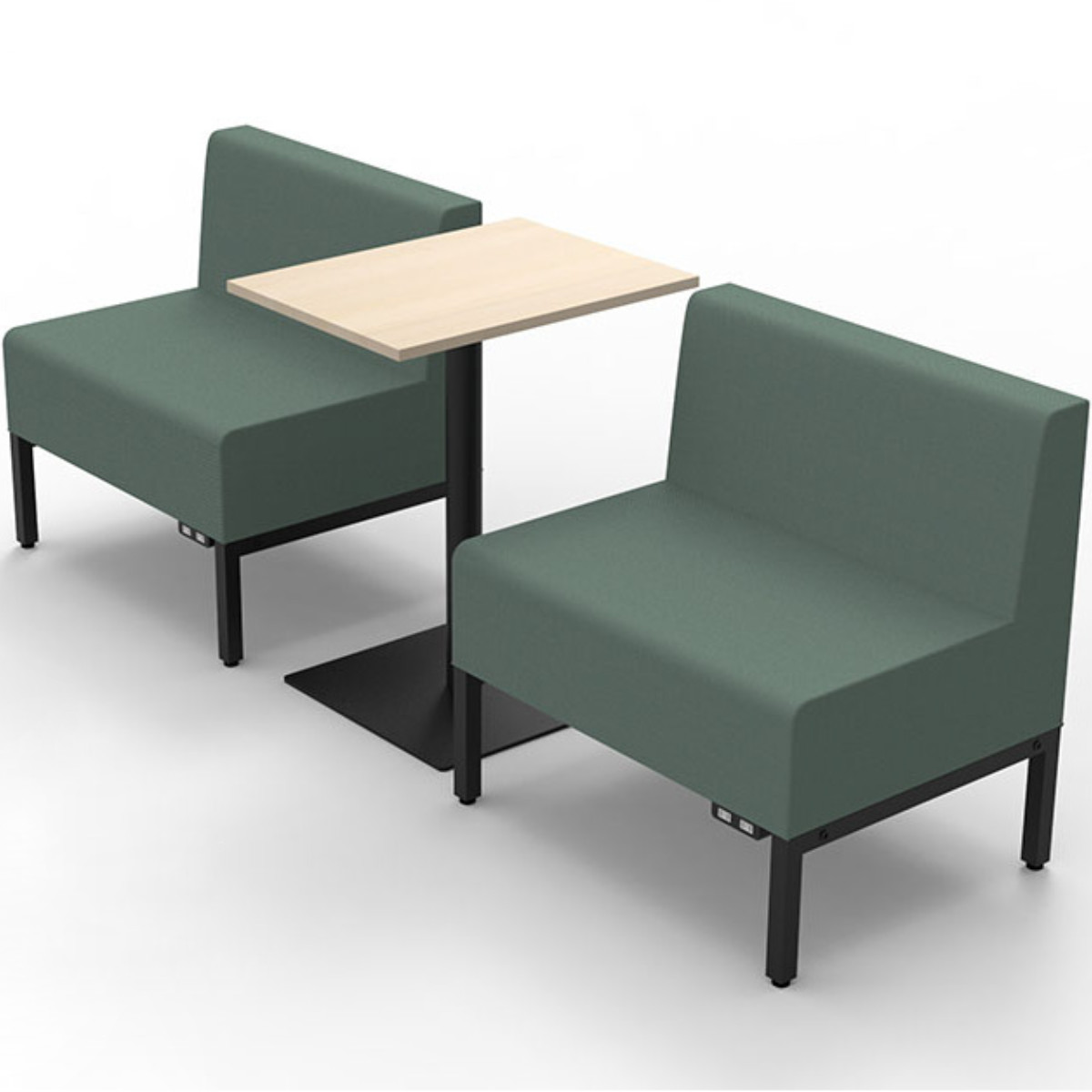 カフェテーブル 角形 幅60×奥行45×高さ72cm リスタ （ 法人限定 オフィス カフェ ラウンジ テーブル コンパクト 木目調 ）_9