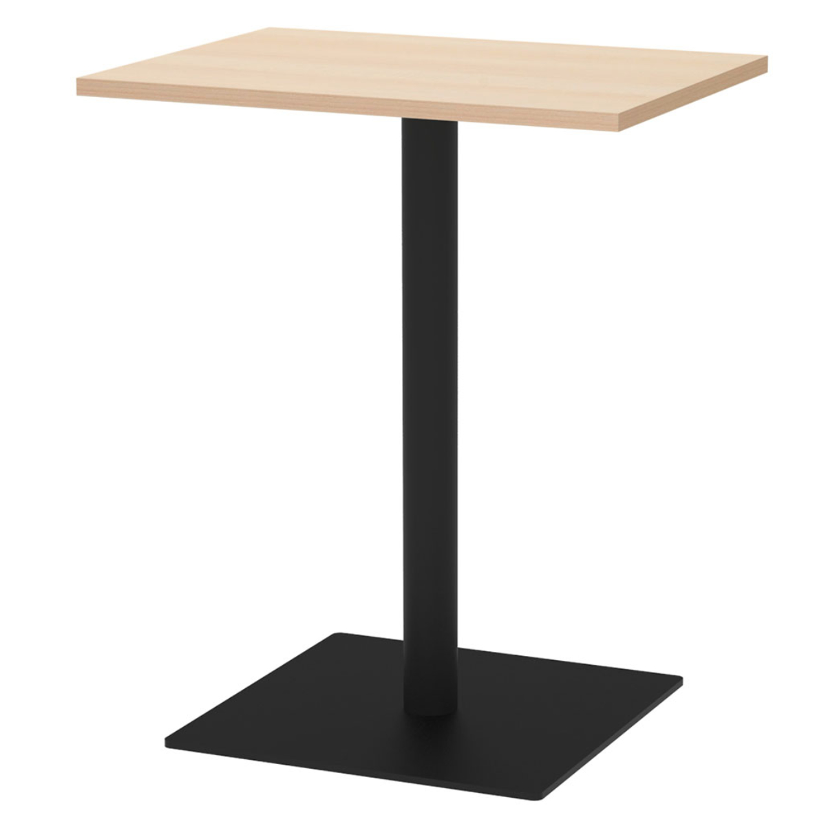 カフェテーブル 角形 幅60×奥行45×高さ72cm リスタ （ 法人限定 オフィス カフェ ラウンジ テーブル コンパクト 木目調 ）_10