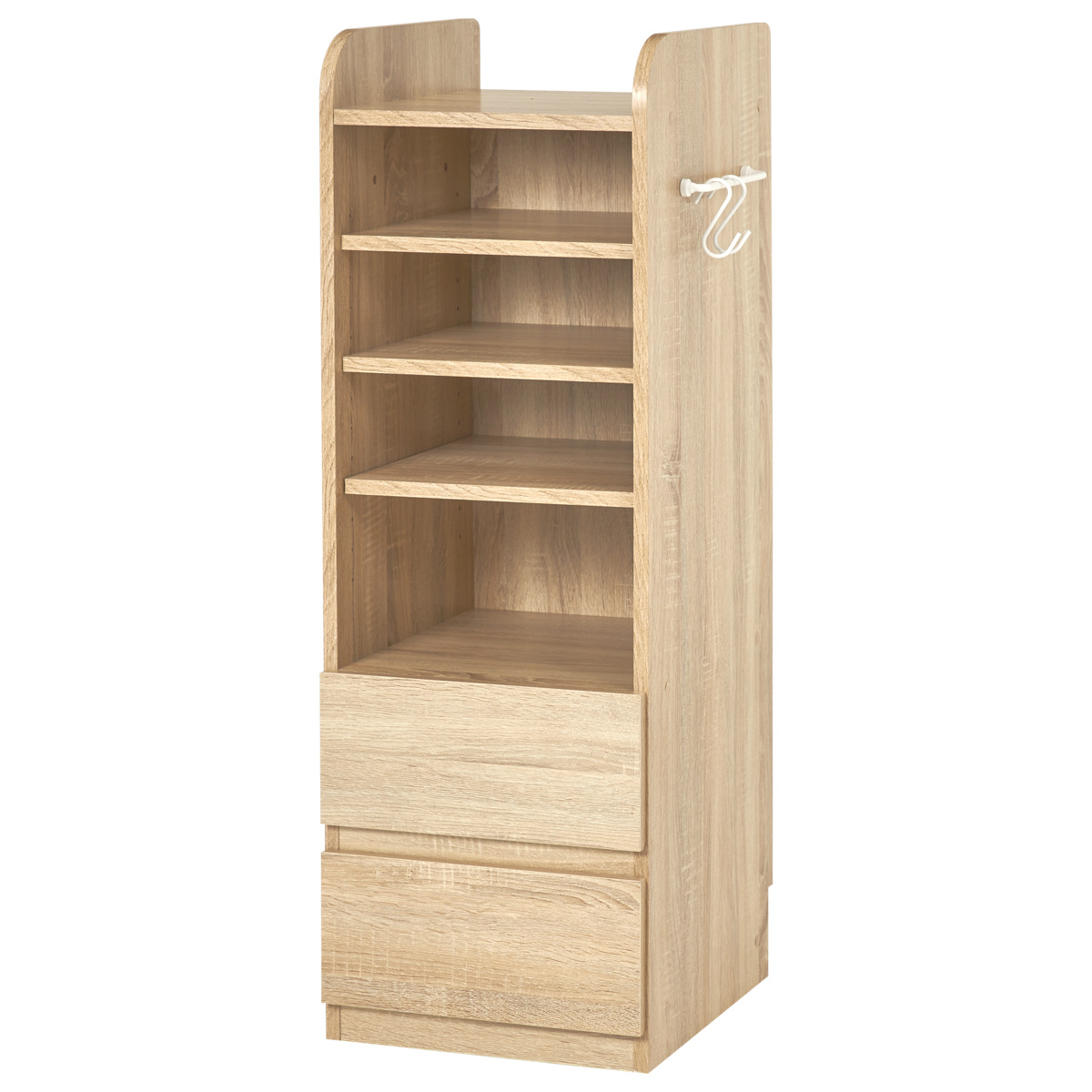 HAGiHARA（萩原） ランドセルラック 幅35cm Bタイプ 可動棚3枚 連結