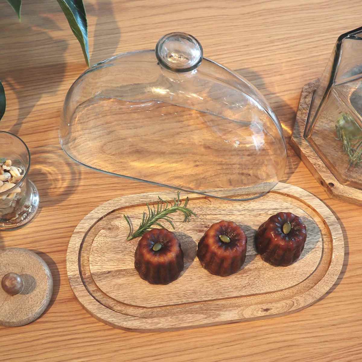 magnet ガラスカバー WAFFELS COVER ドーム （ ケーキドーム ガラス