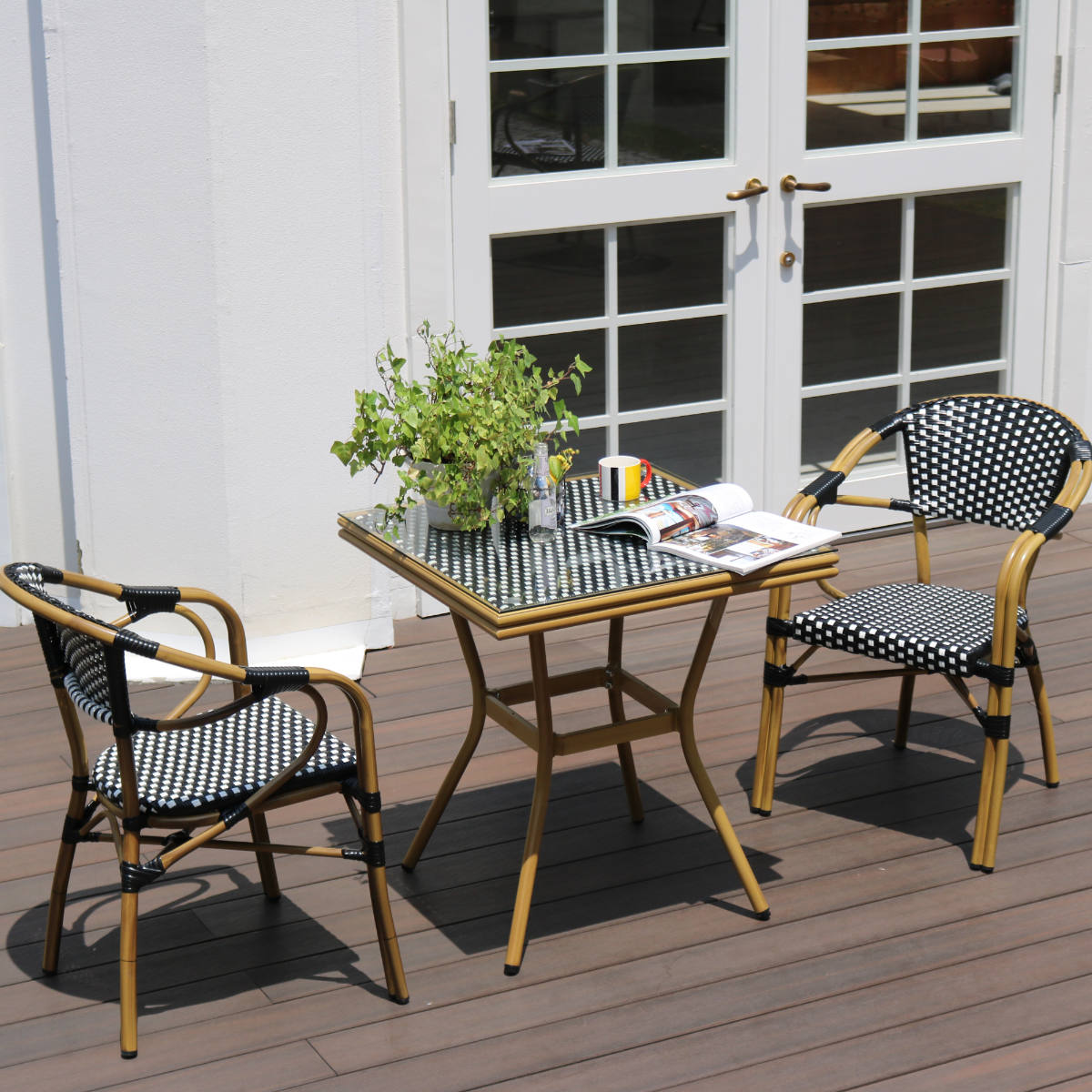 チェア プレジール 2脚セット （ ガーデンチェア ガーデン 庭 椅子