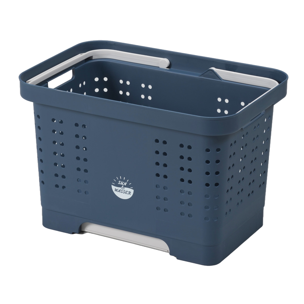 SANKA（サンカ） ランドリーバスケット 折りたたみ 脚付バスケット