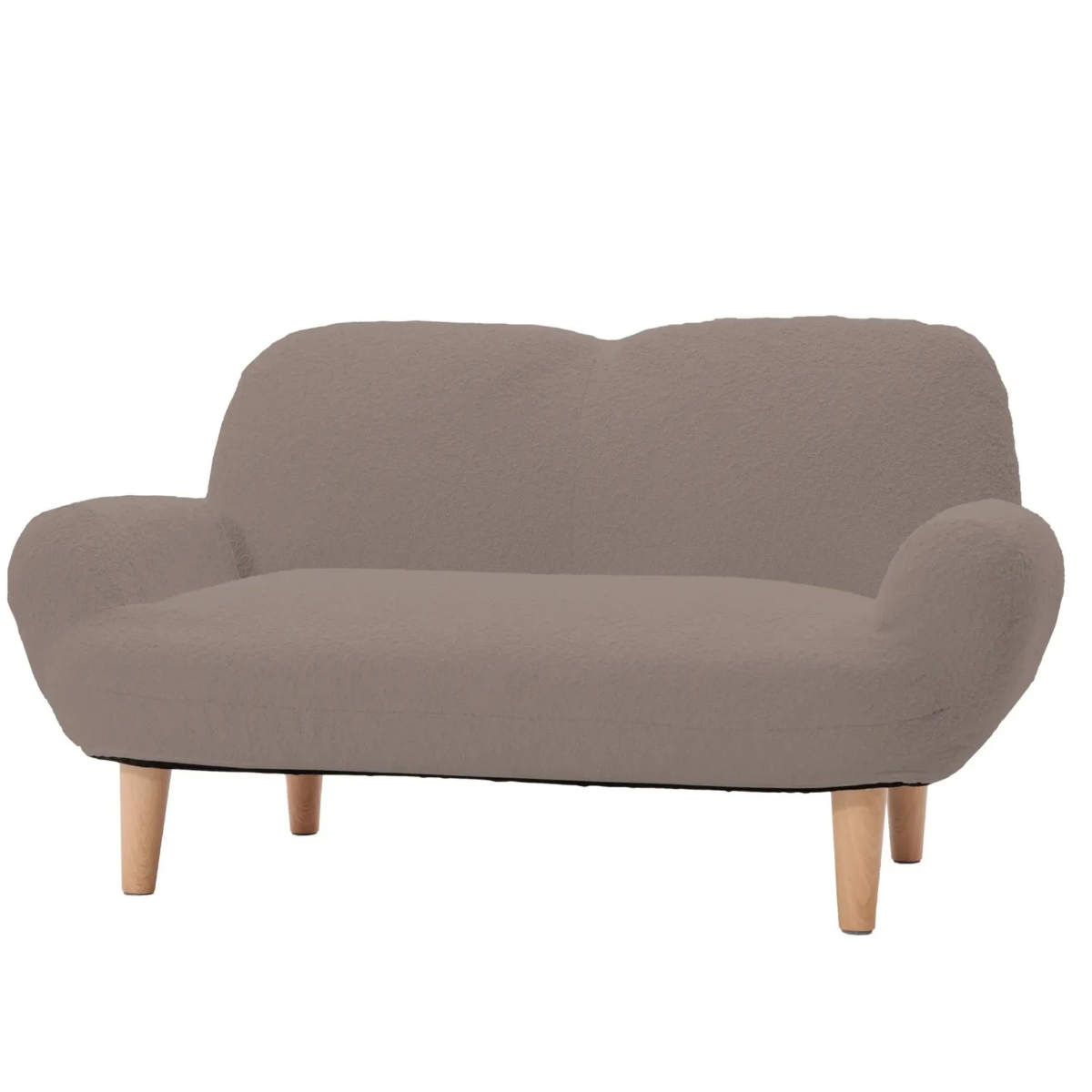 セルタン ソファ 2人掛け 幅110cm ブークレ生地 SUICA 肘付