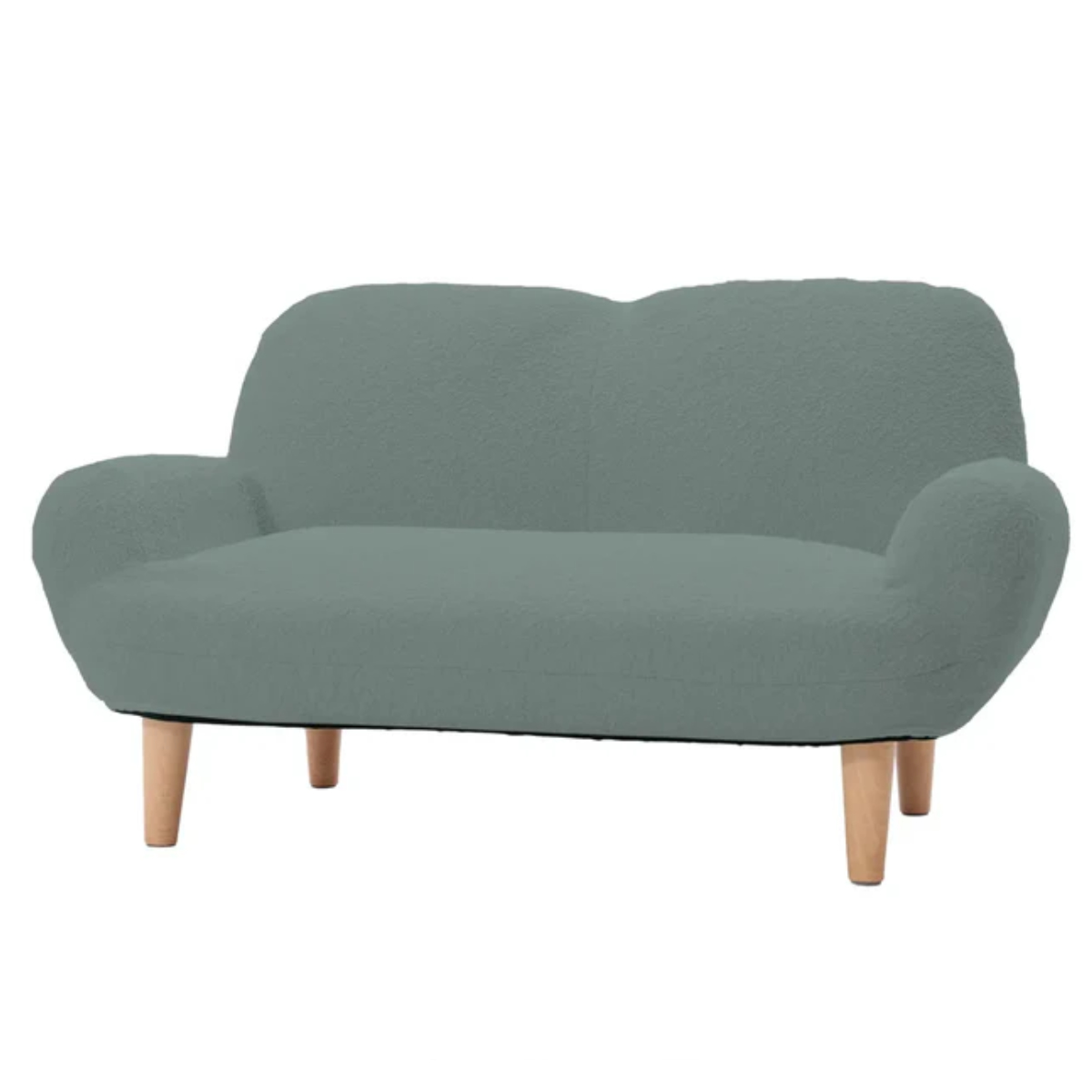 セルタン ソファ 2人掛け 幅110cm ブークレ生地 SUICA 肘付