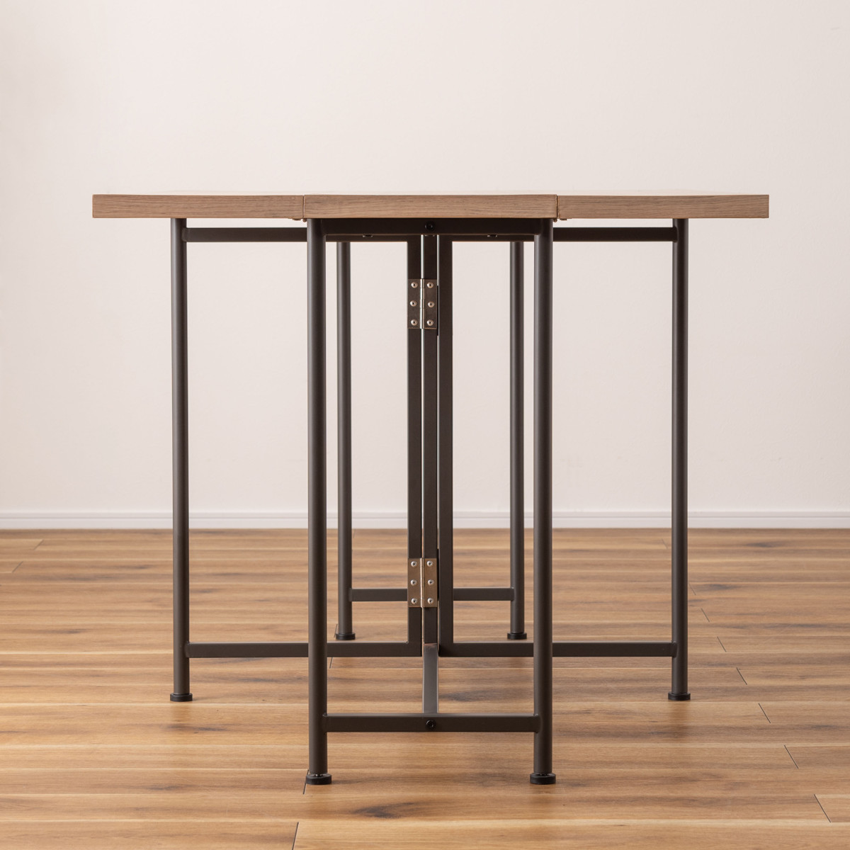 東谷 バタフライテーブル 幅120cm 奥行3段階調整 高さ70.5cm （ 3way