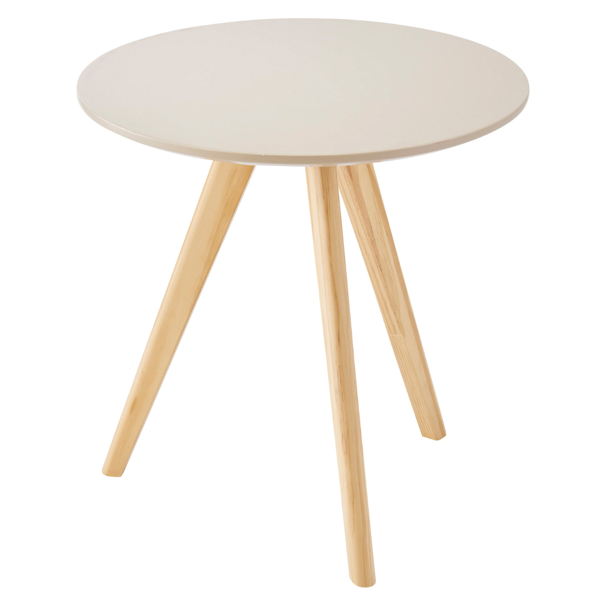 東谷 サイドテーブル 円型 直径50cm 高さ50cm くすみカラー ラウンド