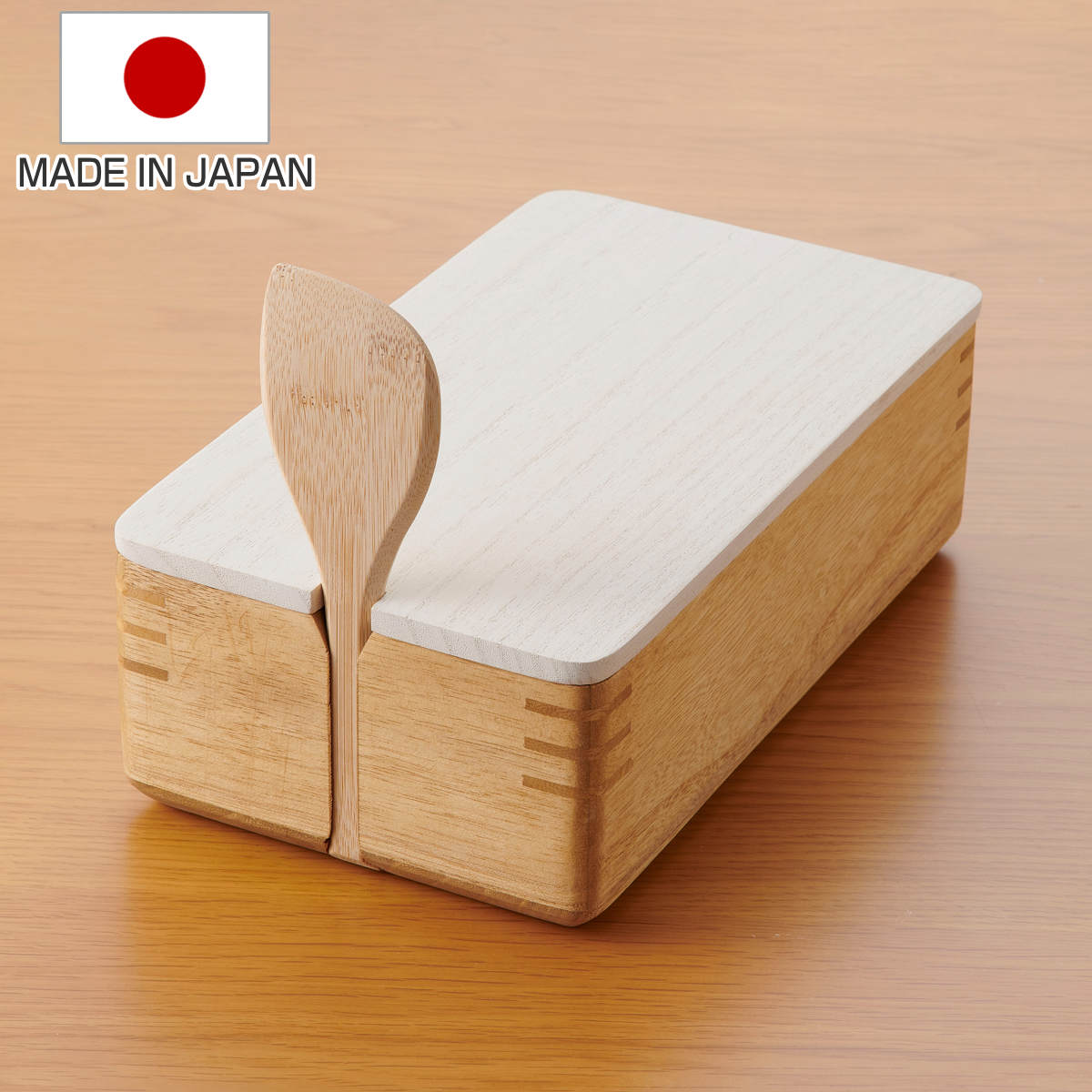 OSMAC おひつ KIRISAI 桐のレンジでお櫃 （ 桐 しゃもじ付き 日本製 調