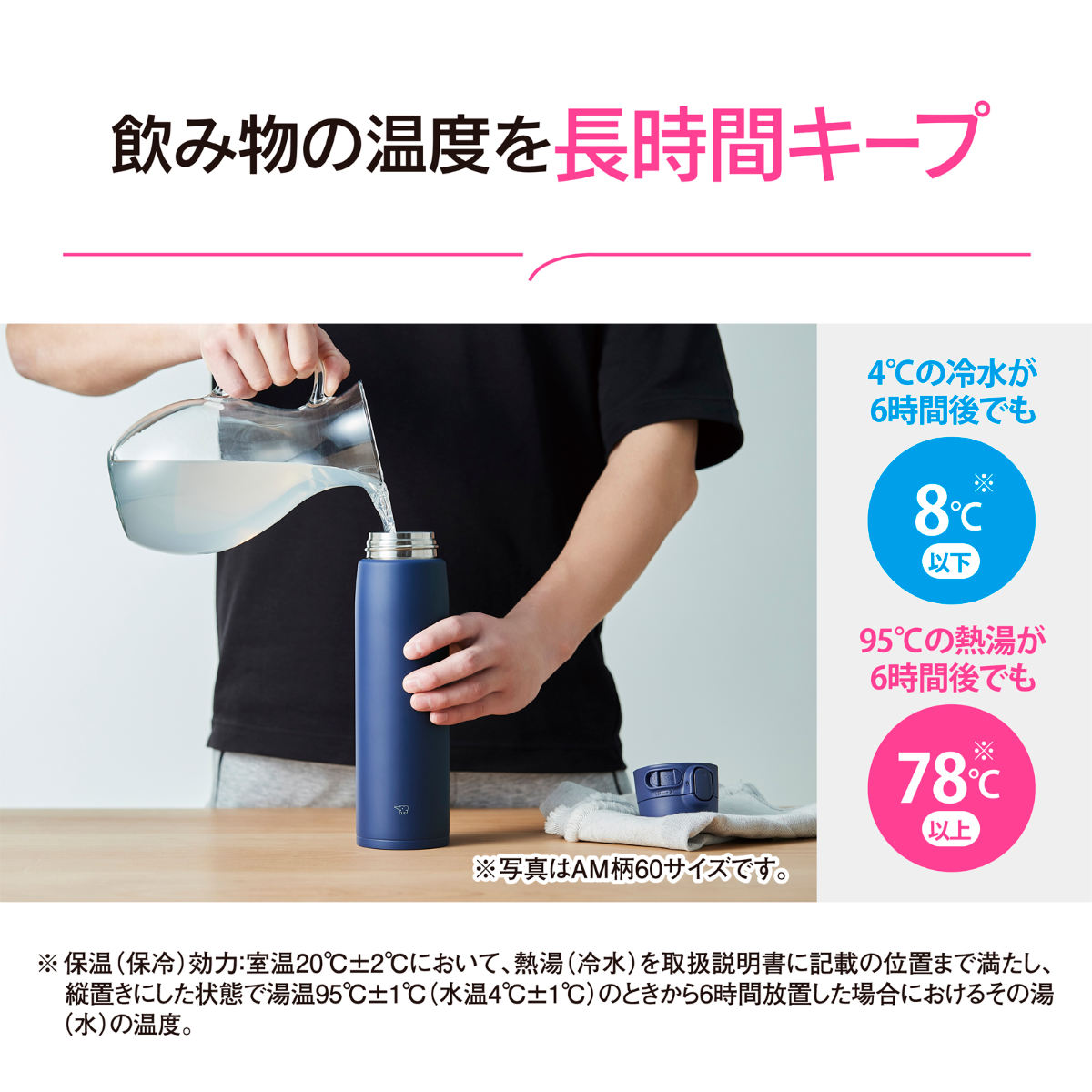 象印（ZOJIRUSHI） 水筒 ステンレスマグ シームレスせん 950ml