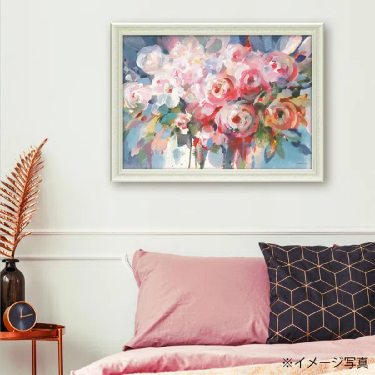額入り絵画 アートパネル 女性 インテリア 壁掛け アートパネル 60×80 水晶絵 HC9423 人物 女性 壁掛けパネル 絵