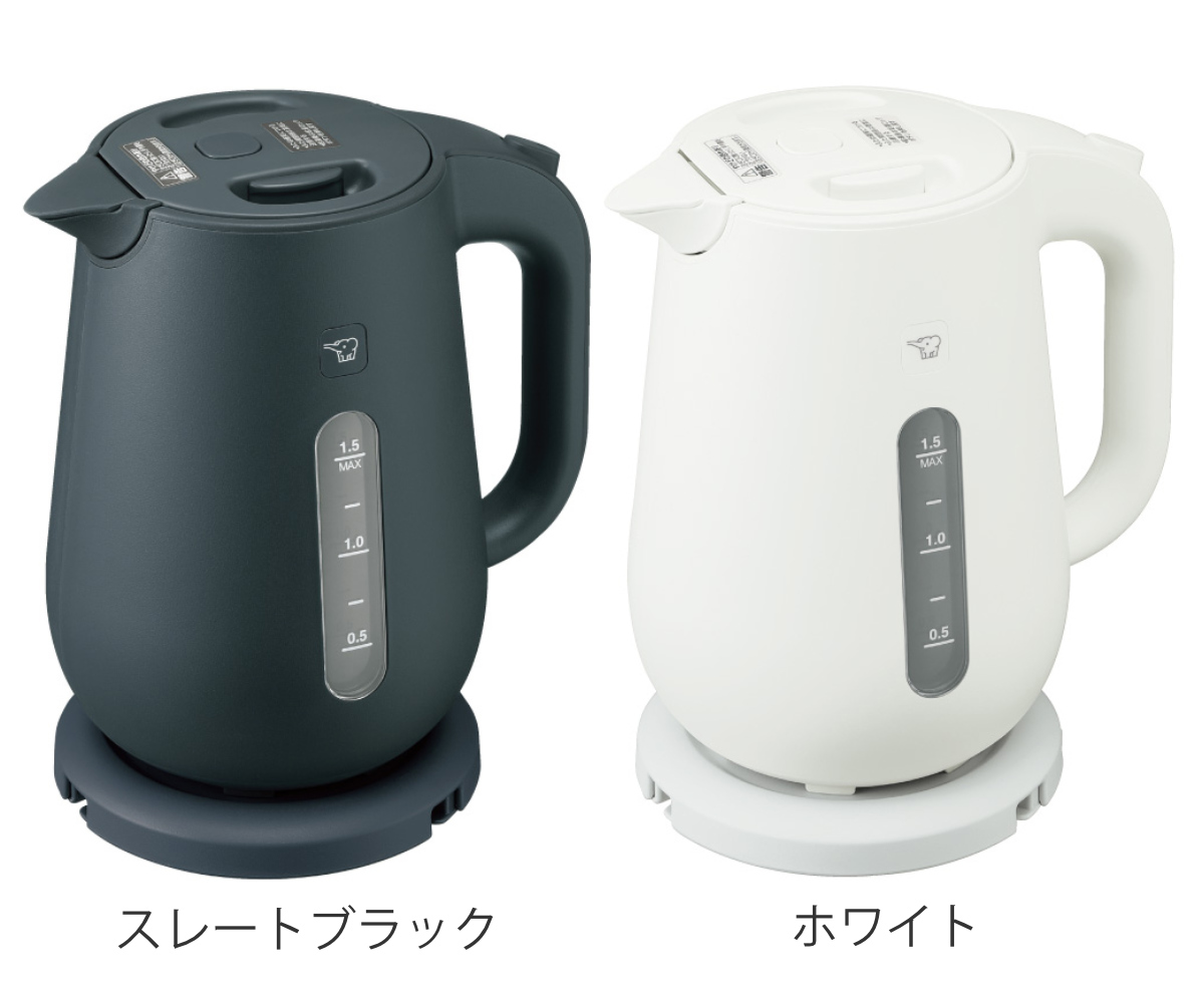 象印（ZOJIRUSHI） 電気ケトル 1.5L 安全設計 空だき防止 メーカー保証
