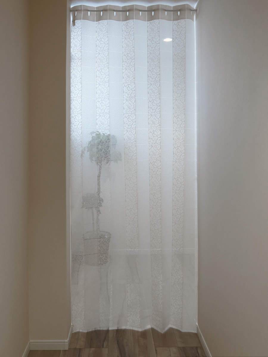 アコーディオンカーテン 花柄 フリーカット 100×250cm （ 間仕切り