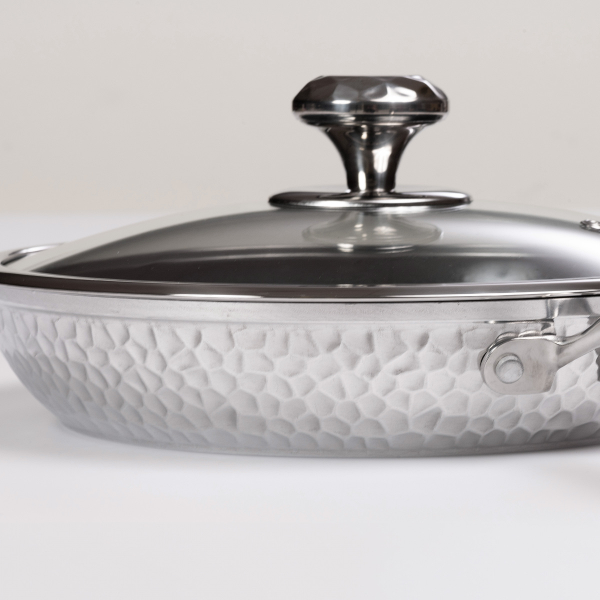 谷口金属工業 フライパン 26cm IH対応 槌目鍛造 セラミックコート
