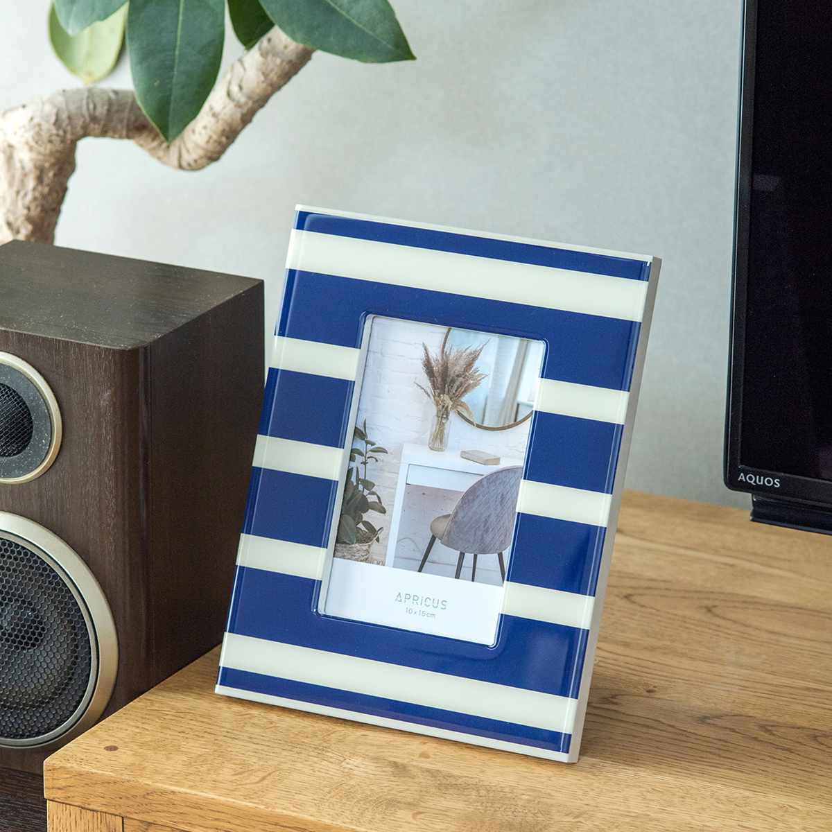 フォトフレーム アプリクス ポストカード ストライプ （ フォト
