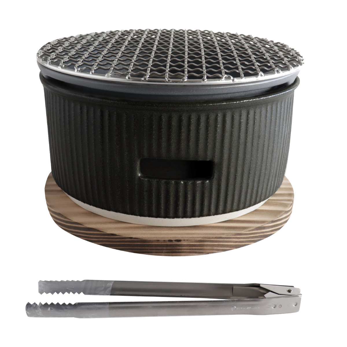 LOLO（ロロ） 炭焼きグリル 大 陶器 日本製 The Chef 卓上コンロ 七輪