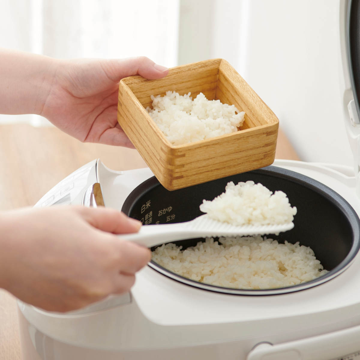 OSMAC ごはん鉢 KIRISAI 桐のレンジでごはん鉢 （ おひつ お櫃 茶碗