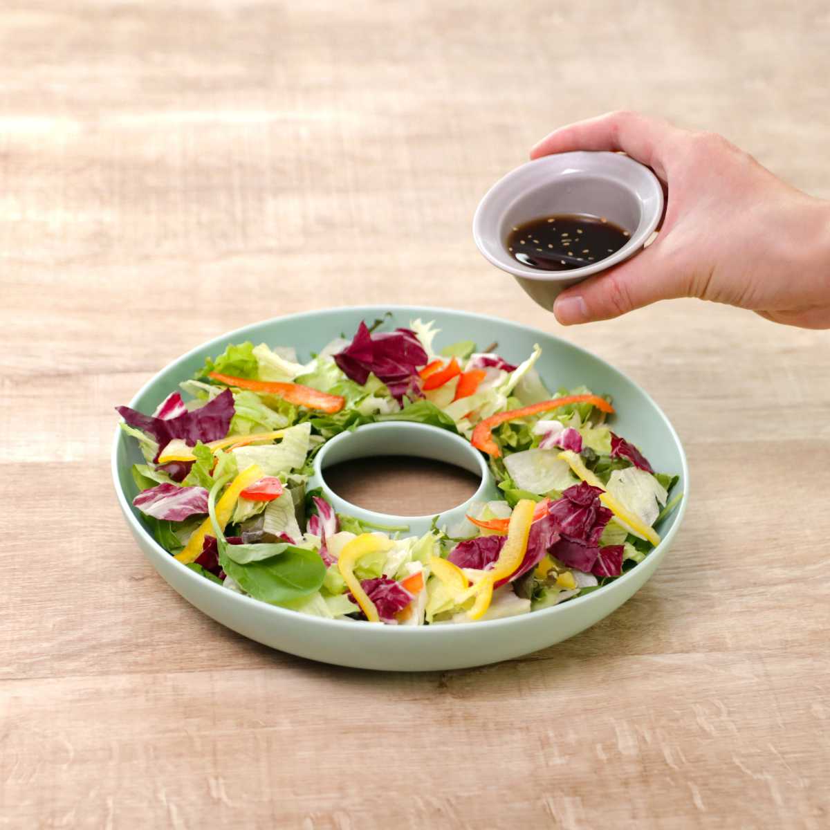 プレート 23.5cm L ドーナツ 磁器 （ 食洗機対応 電子レンジ対応