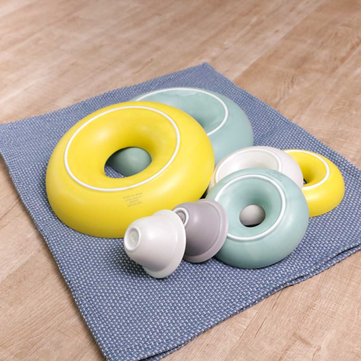 プレート 13cm S ドーナツ 磁器 （ 食洗機対応 電子レンジ対応