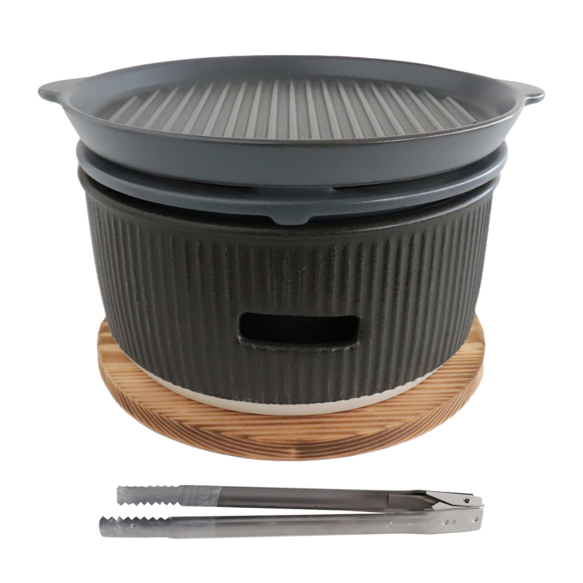 SALIU（サリュウ） 炭焼きグリル 陶板タイプ 大 陶器 日本製 ロロ The