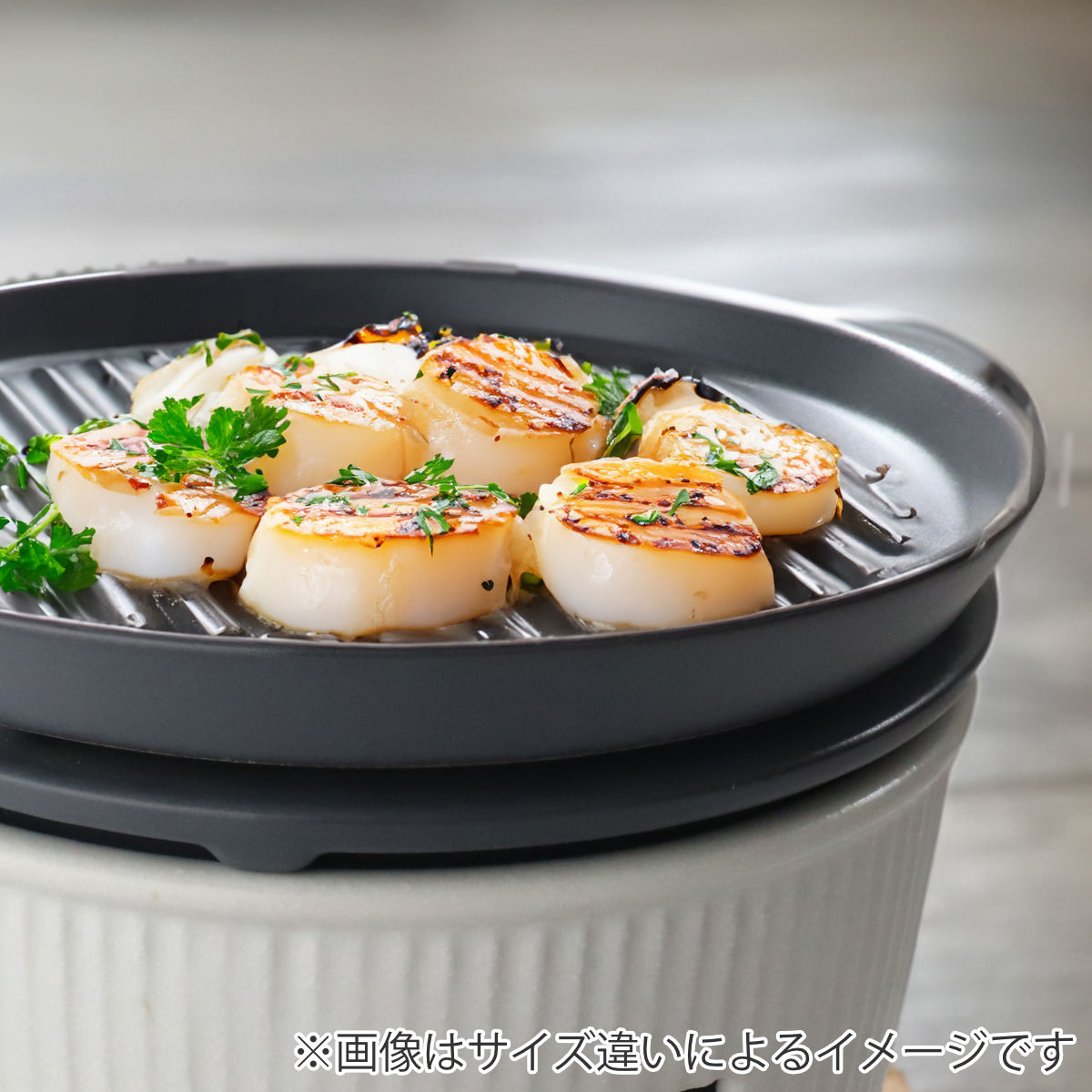 炭焼きグリル 陶板タイプ 小 陶器 日本製 ロロ The Chef 卓上コンロ 七輪 （ LOLO 水コンロ 美濃焼 炭焼き ）_6