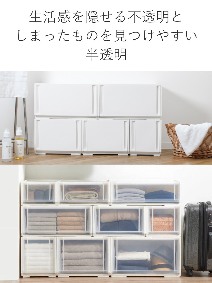 SANKA 収納ケース コンビネーションケース ワイドM 5224 幅52×奥行44.7
