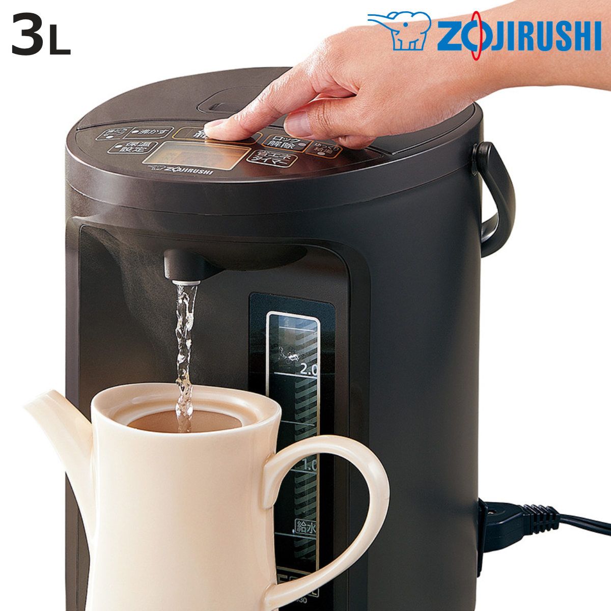 象印（ZOJIRUSHI） 電気ポット 3L VE電気まほうびん 優湯生