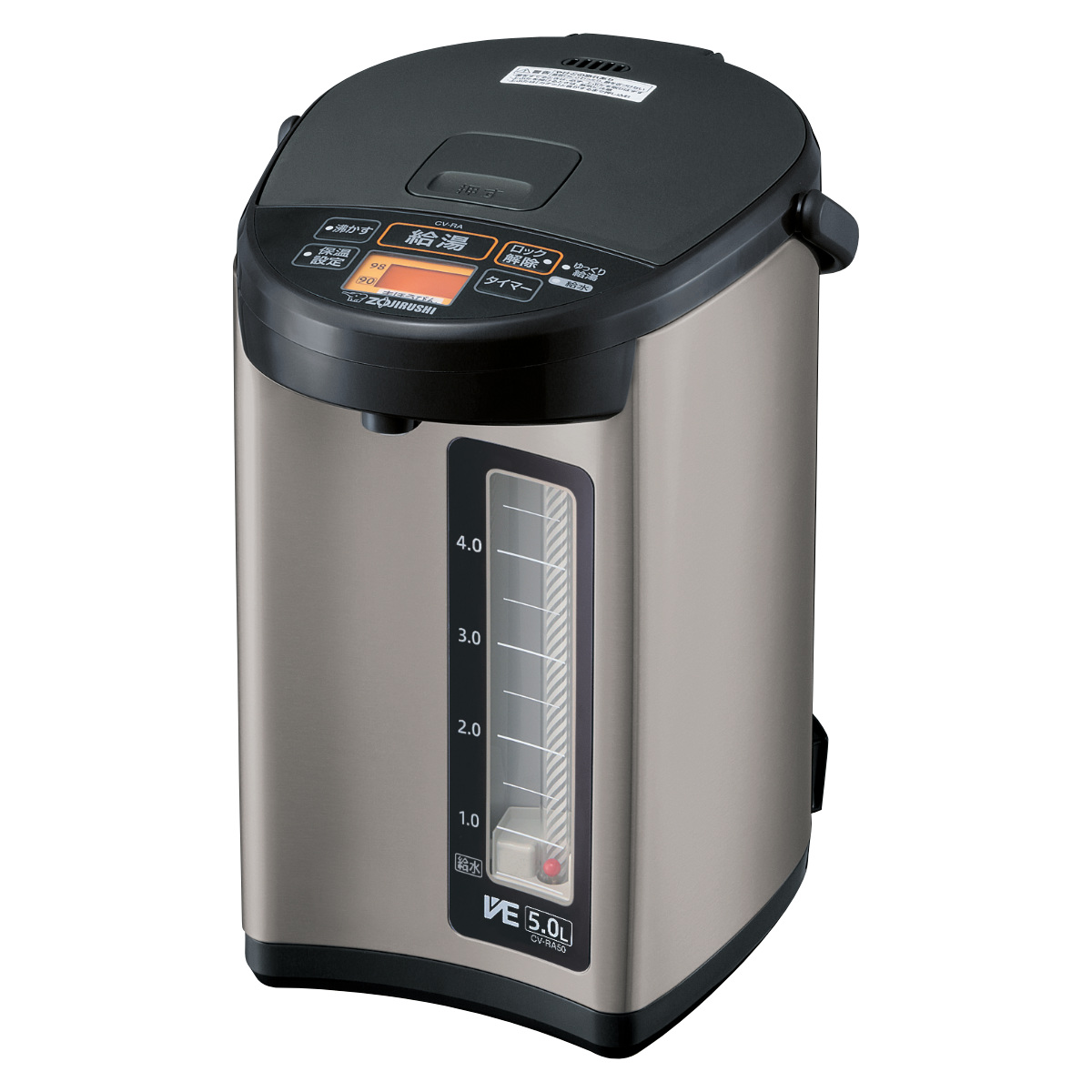 象印（ZOJIRUSHI） 電気ポット 5L VE電気まほうびん 優湯生 大容量