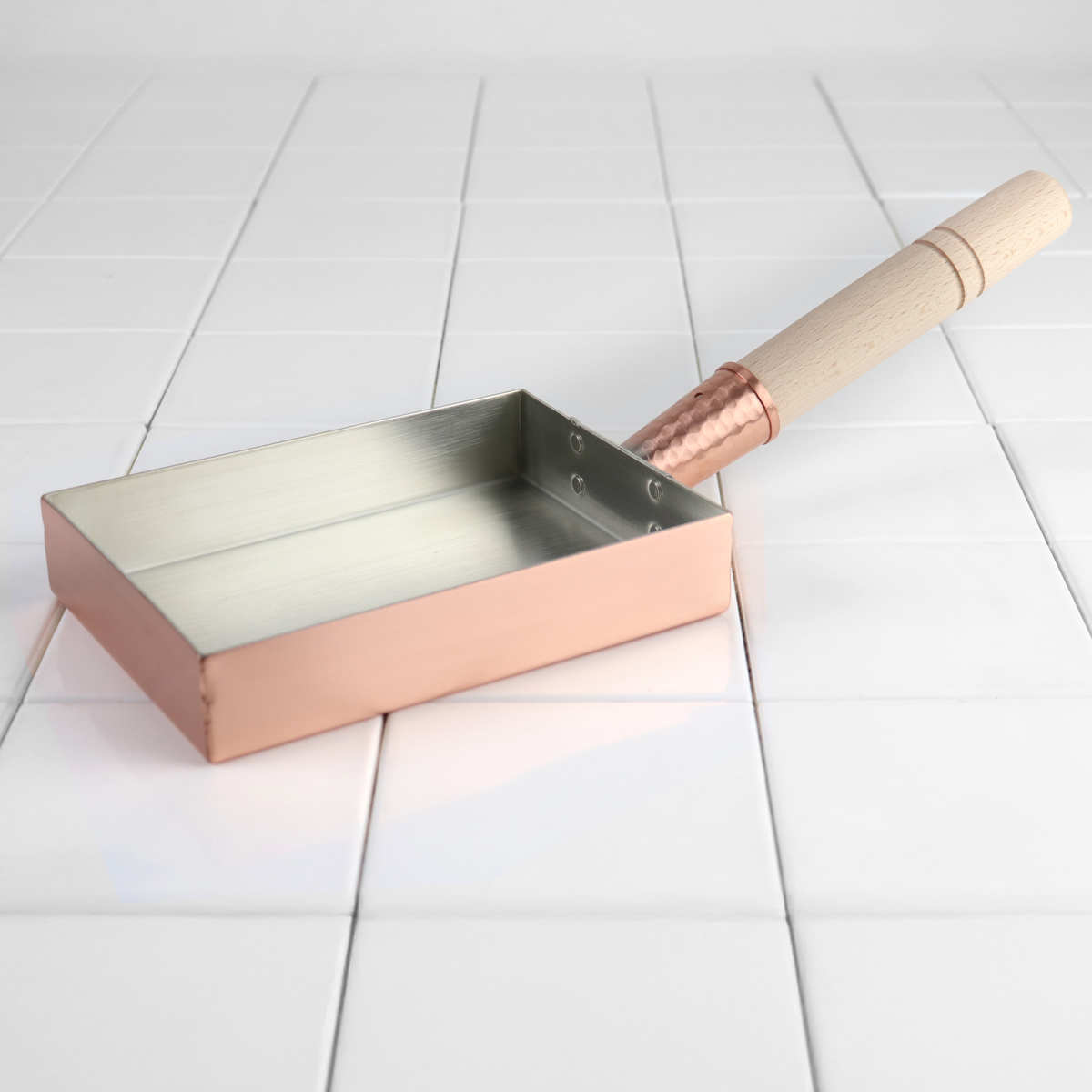 工房アイザワ 純銅 玉子焼き 関西型 12cm （ aizawa 日本製 ガス火専用